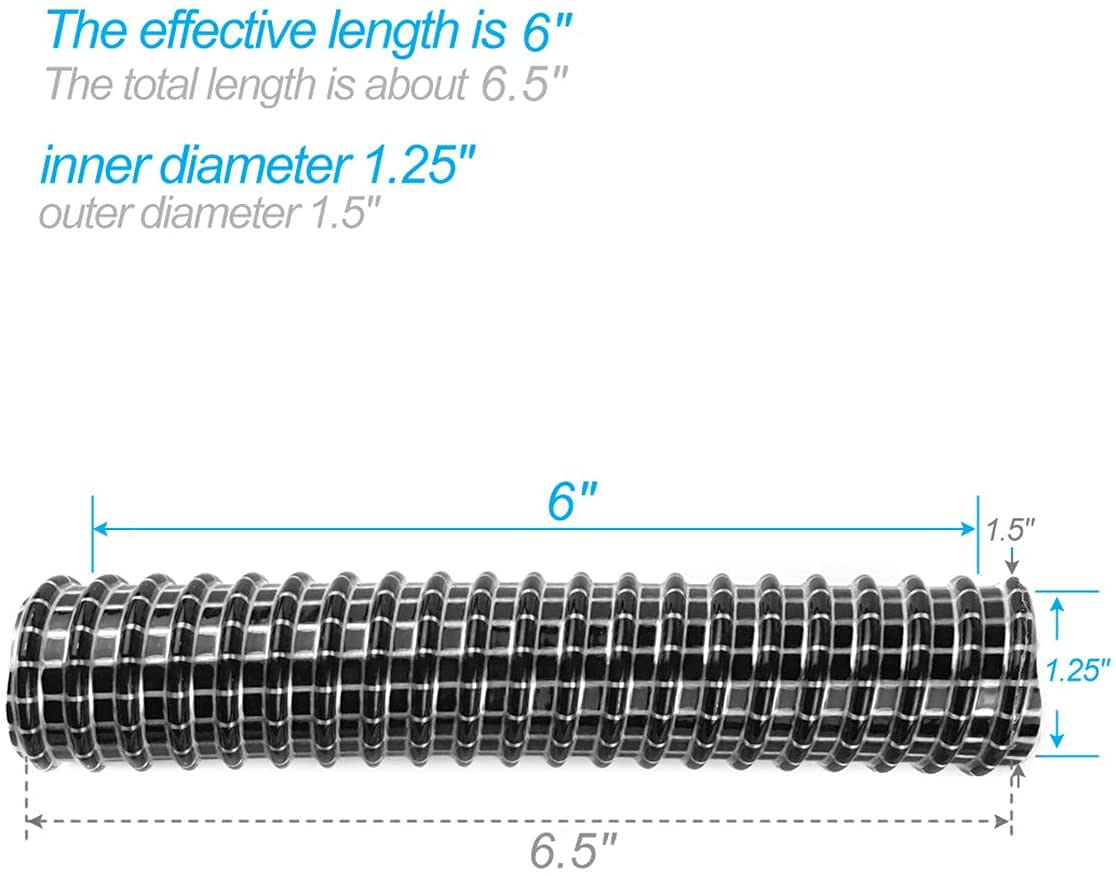 Fuoequl Floor Lower Nozzle Hose Replacement for Shark Rocket HV300, HV302, HV320, HV321 Vacuum Cleaners - Motorized Attachment for Deep Carpet & Hard Floor Cleaning