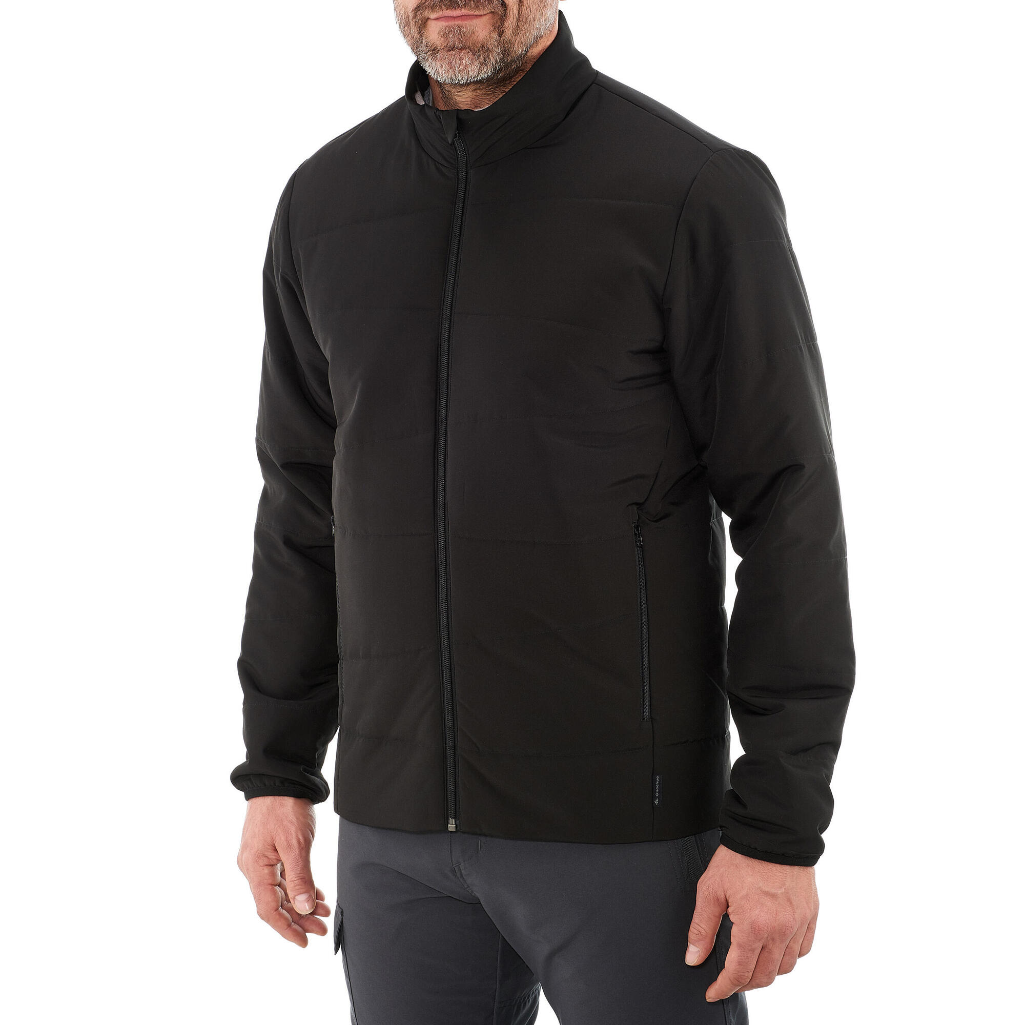 Forclaz Men's MT50 Synthetic Insulated Padded Jacket for Mountain Backpacking - Lightweight & Warm (32°F) - Perfect for Hiking, Camping & Outdoor Adventures