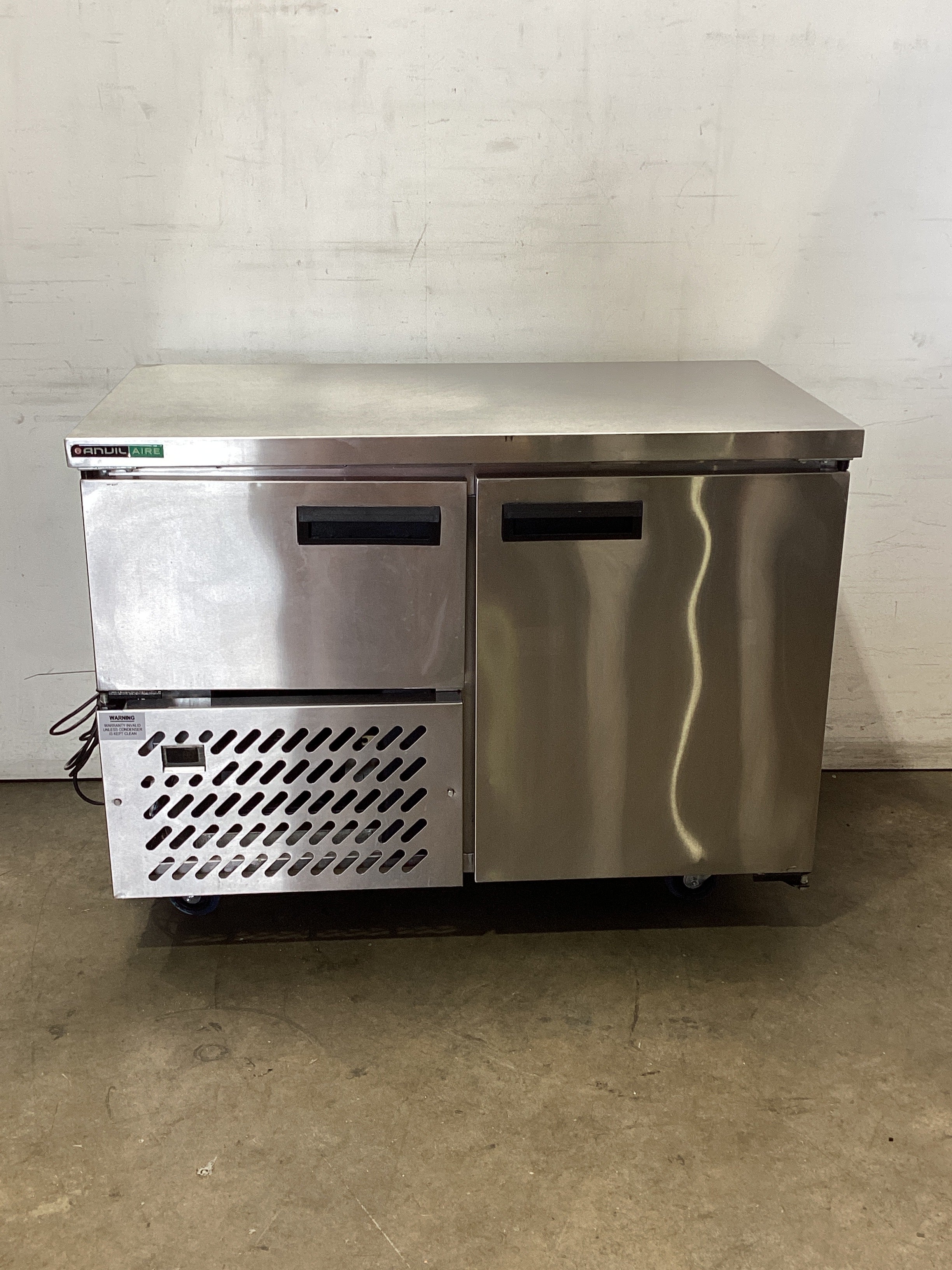 Anvil UBS6120 Underbench Refrigerator - Compact Mini Fridge for Office, Bar & Home Kitchen - Energy Efficient Beverage Cooler (Model 783634)