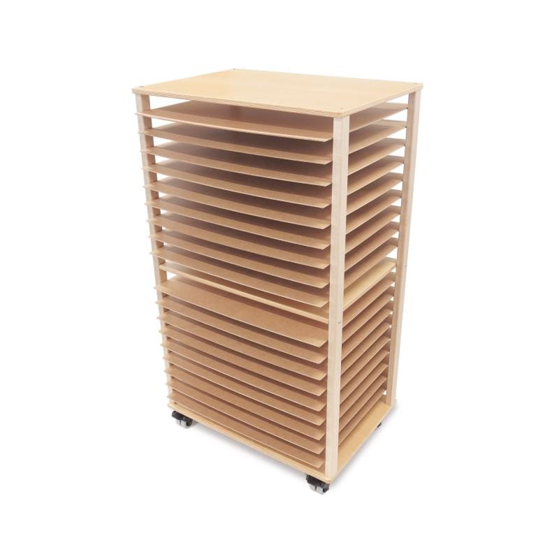 Portable Mobile Art Drying Rack for Paintings & Drawings - Perfect for Artists, Students & Classrooms - Dries 12+ Artworks at Once