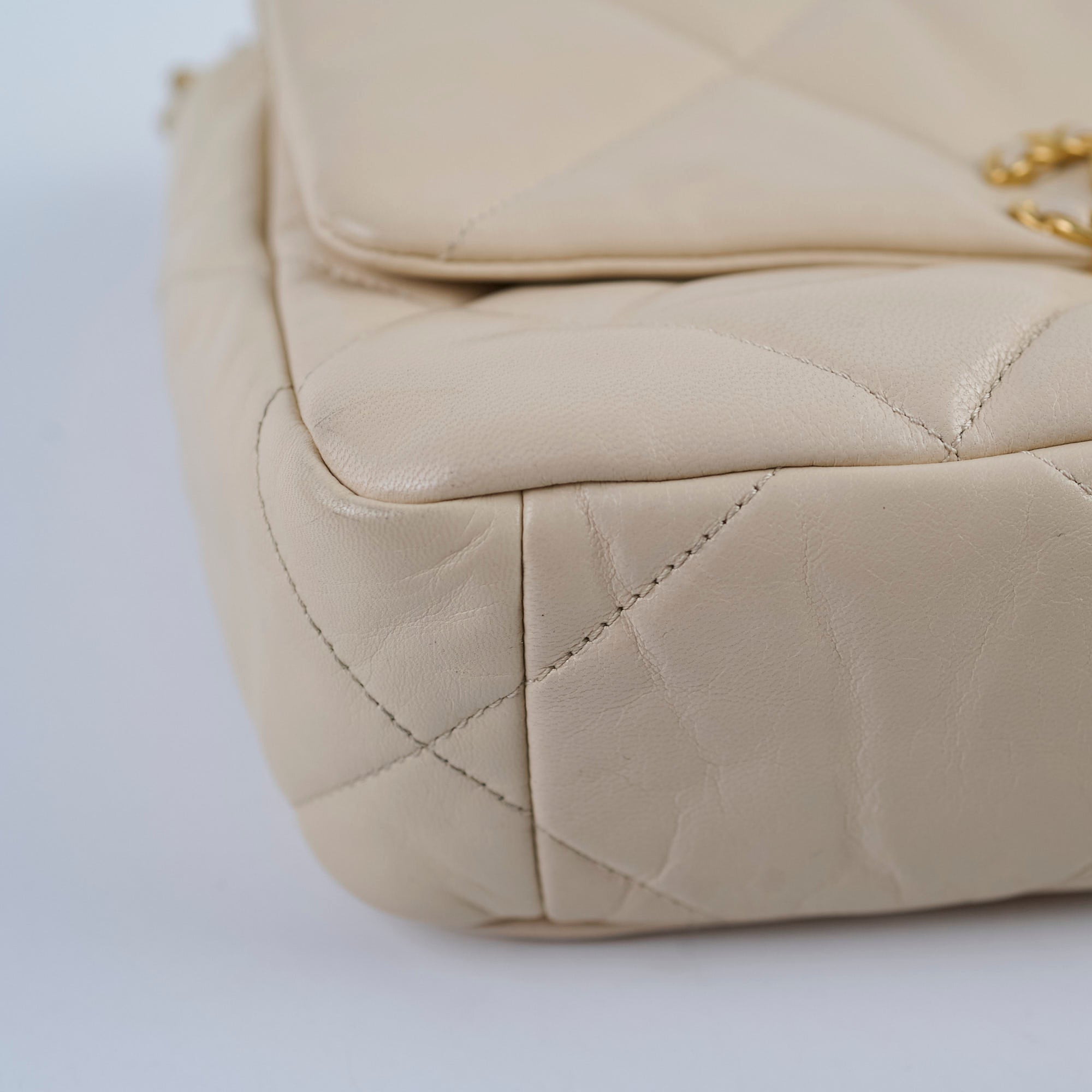 Chanel 19 Small Beige 30 Series Handbag - Luxury Designer Crossbody Bag for Women | Perfect for Date Night, Office & Special Occasions