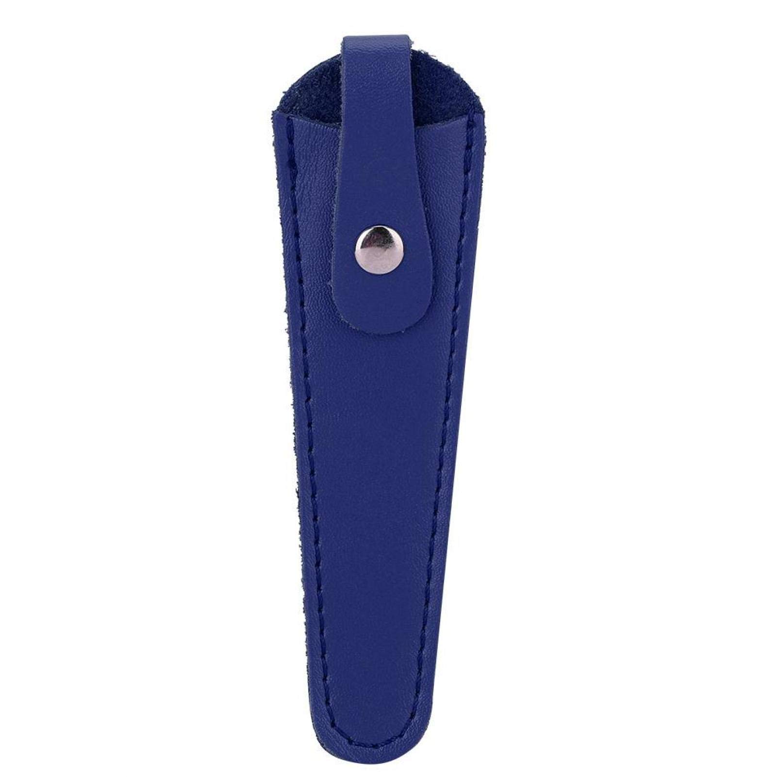 Professional Barber Scissors Storage Holder - Hairdressing Tool Organizer Case Bag for Salon & Barber Shop - Durable Scissors Casing for Stylists (Blue) | Perfect for Salon Organization & Traveling Hairstylists