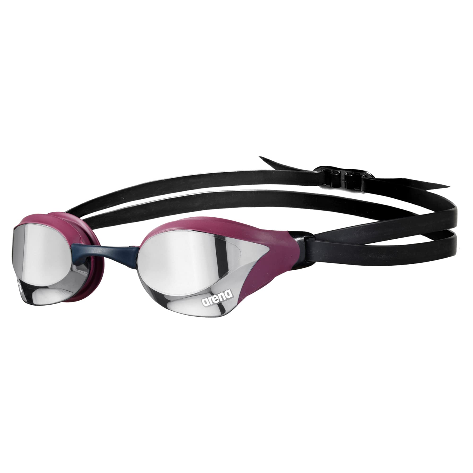 ARENA Unisex Cobra Core Swipe Anti-Fog Racing Swim Goggles - Polycarbonate Mirror/Non-Mirror Lens for Men & Women - Perfect for Competitive Swimming, Training & Triathlons