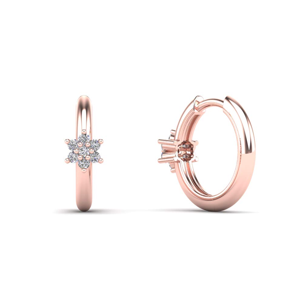 14K White Gold Diamond Stud Earrings for Women - Elegant & Timeless Jewelry for Everyday Wear & Special Occasions
