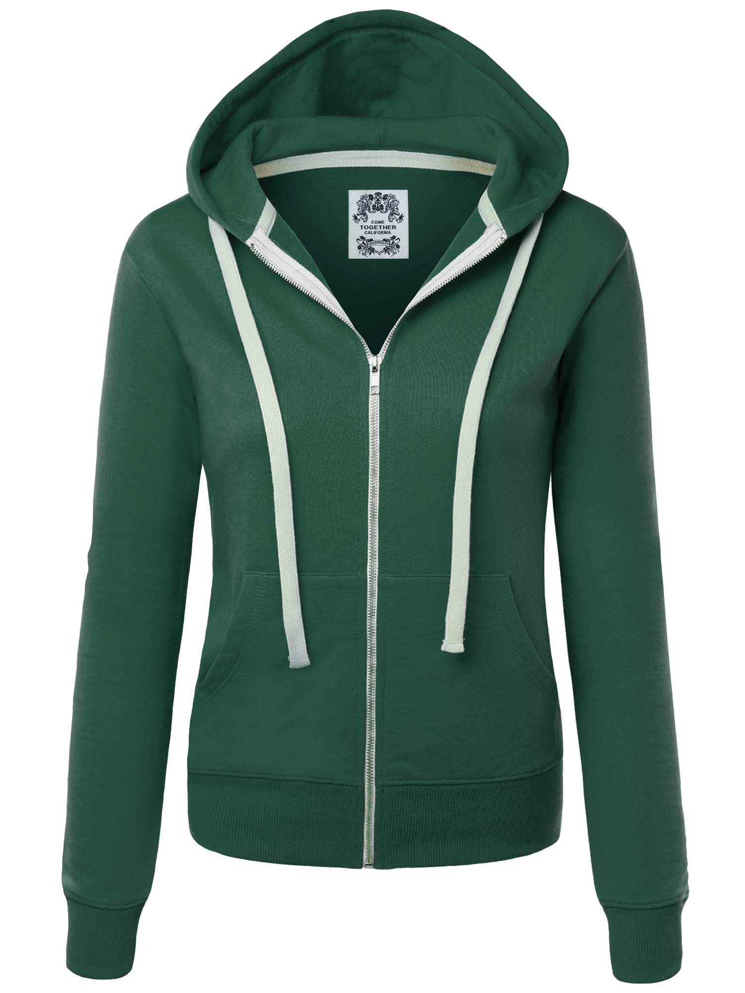 CTC Women's Active Fleece Zip-Up Hoodie Sweater Jacket - Lightweight Warm Workout Pullover for Running, Yoga & Outdoor Activities