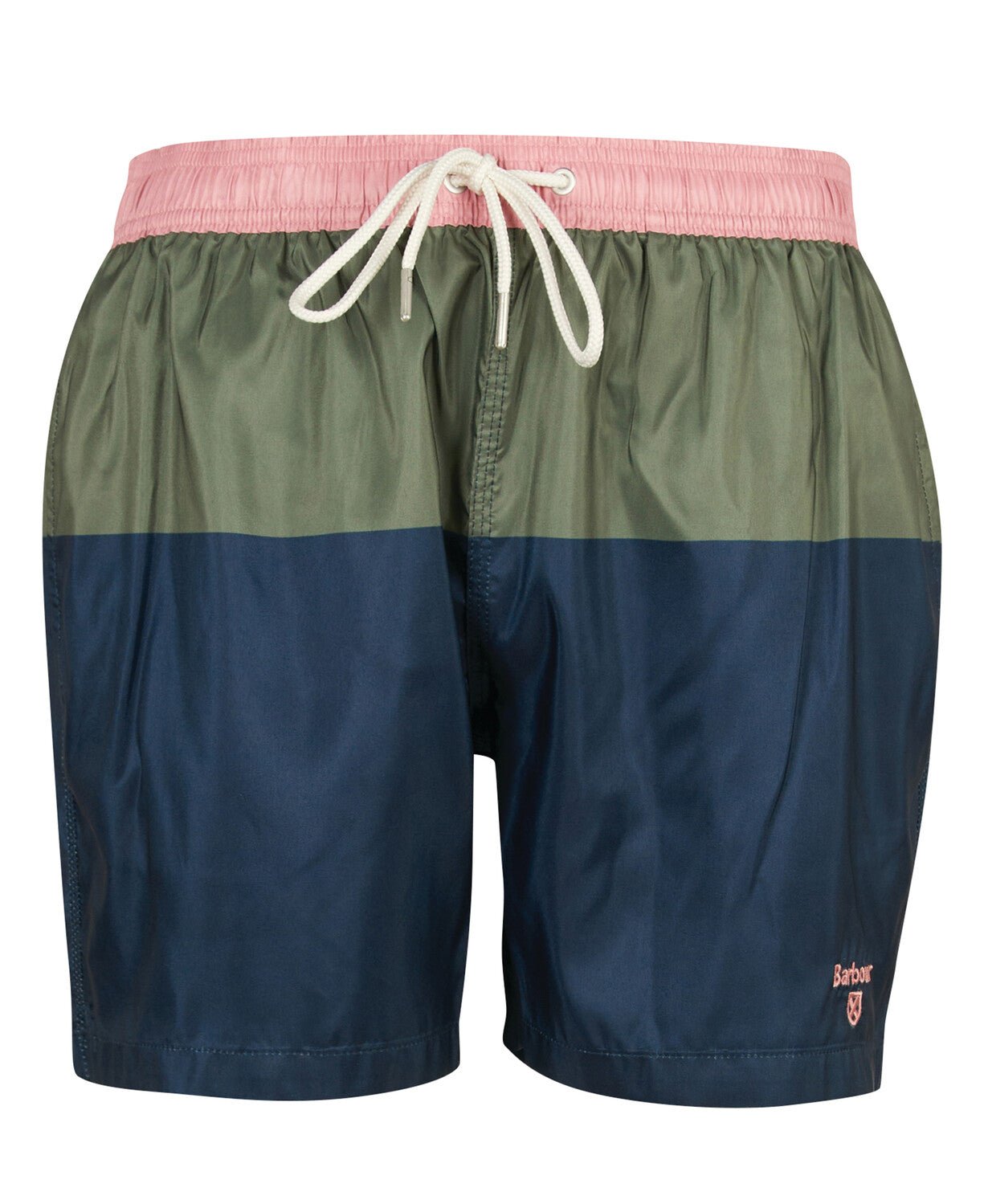 BARBOUR John Two Tone Swim Shorts for Men - Quick-Dry Comfortable Beach & Pool Swimwear - Perfect for Swimming, Surfing, and Summer Vacations