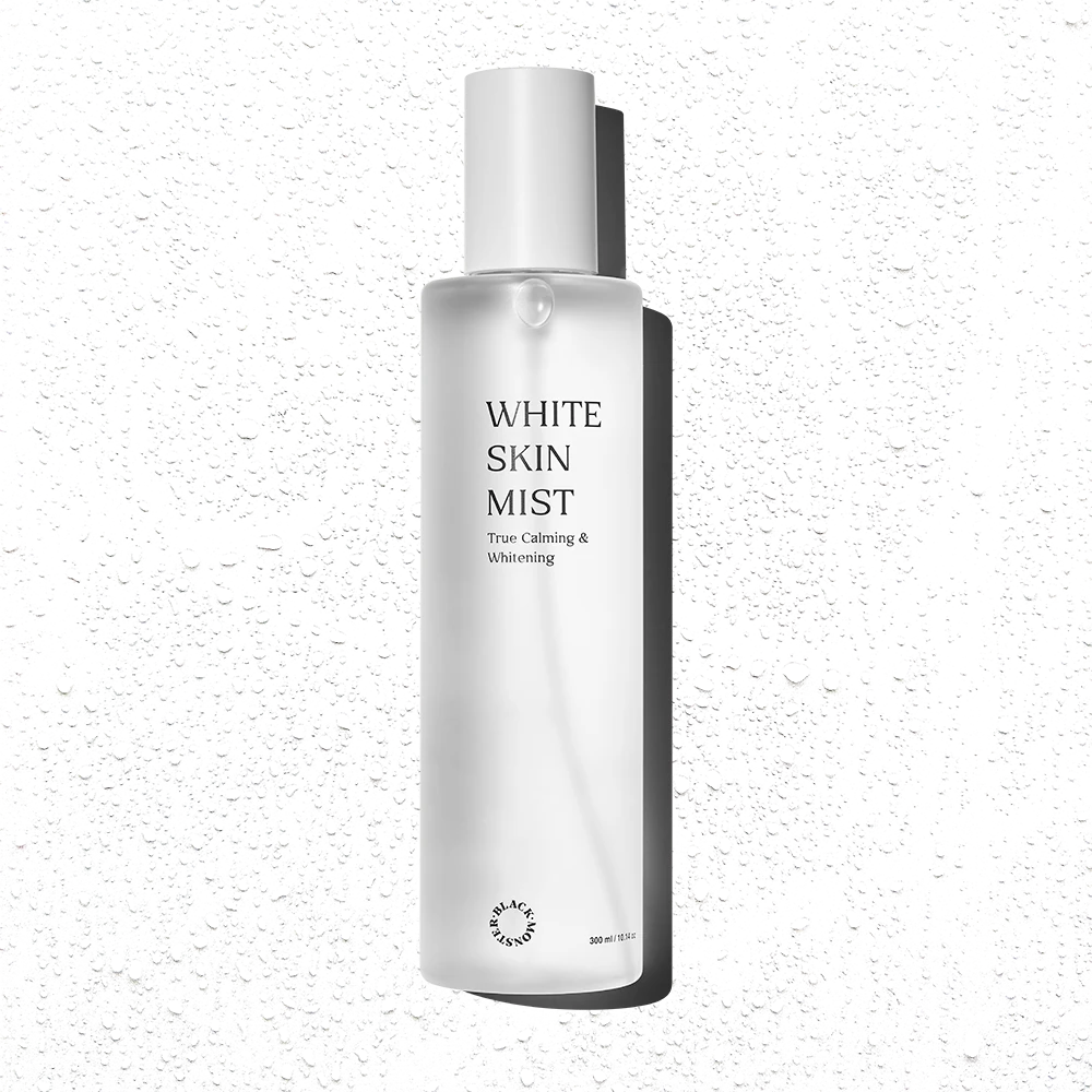BLACK MONSTER White Skin Mist 300ml - Skin Brightening & Hydrating Facial Spray for Glowing Complexion | Perfect for Daily Skincare, Makeup Setting & On-the-Go Refreshment
