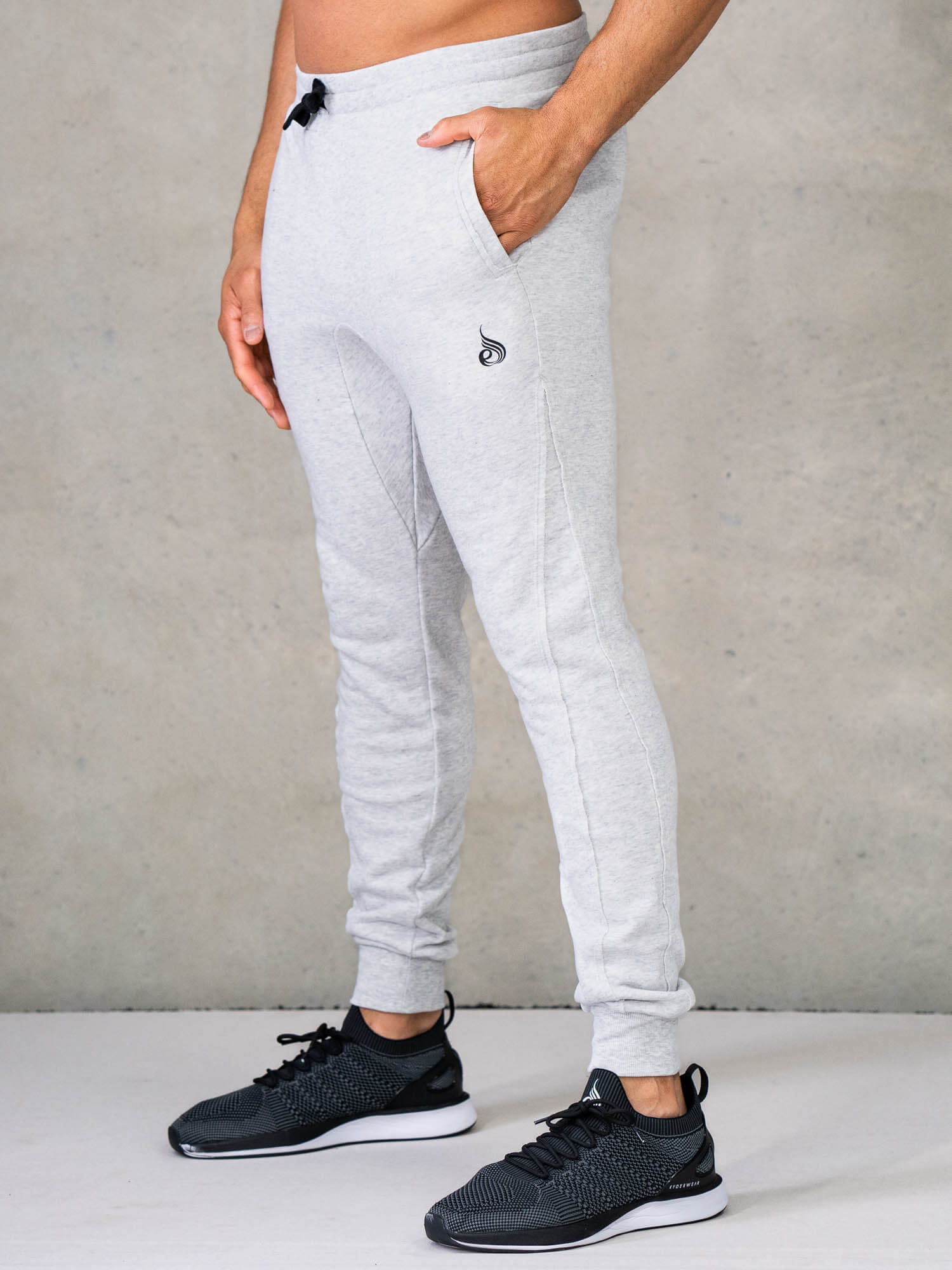 Force Track Pant - Chalk Grey Marl | Comfortable & Stylish Joggers for Men | Perfect for Running, Gym & Casual Wear