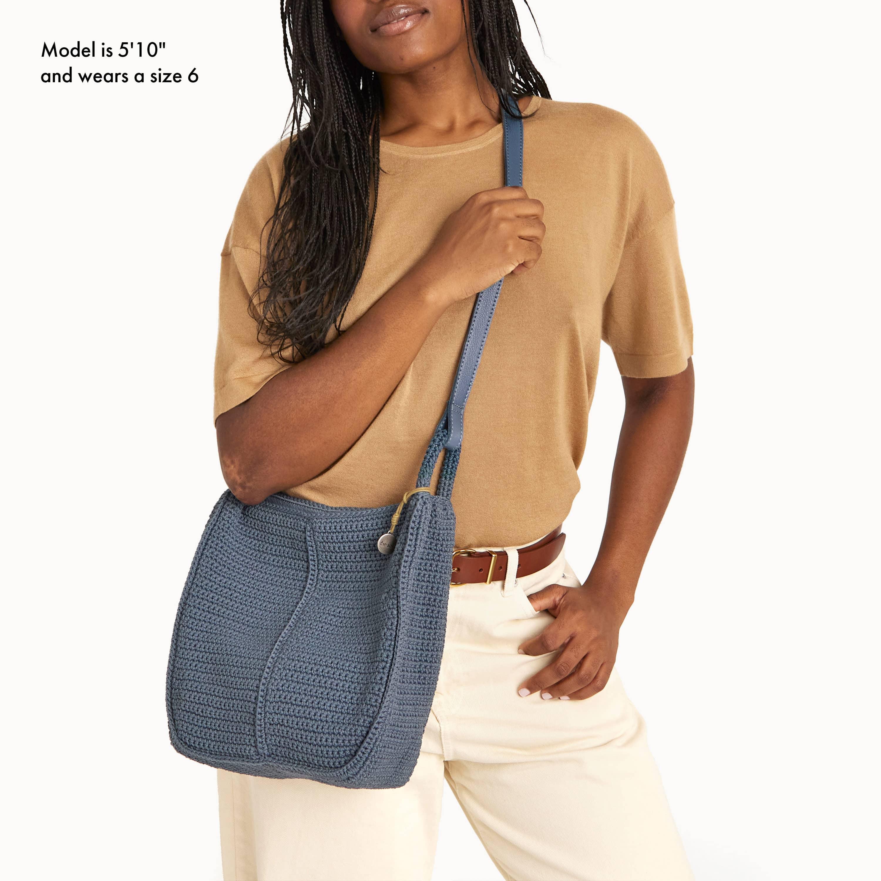 Handmade Crochet Los Feliz Crossbody Bag - Stylish & Durable Maritime Design for Women | Perfect for Travel, Shopping & Everyday Use
