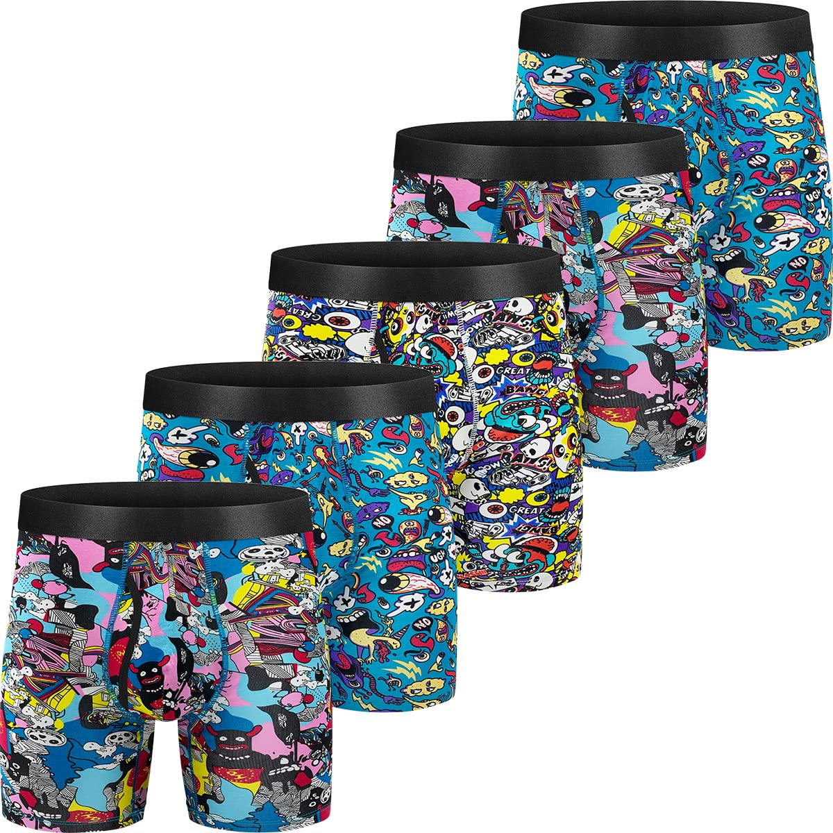 **Men's Cotton Boxer Briefs - 6