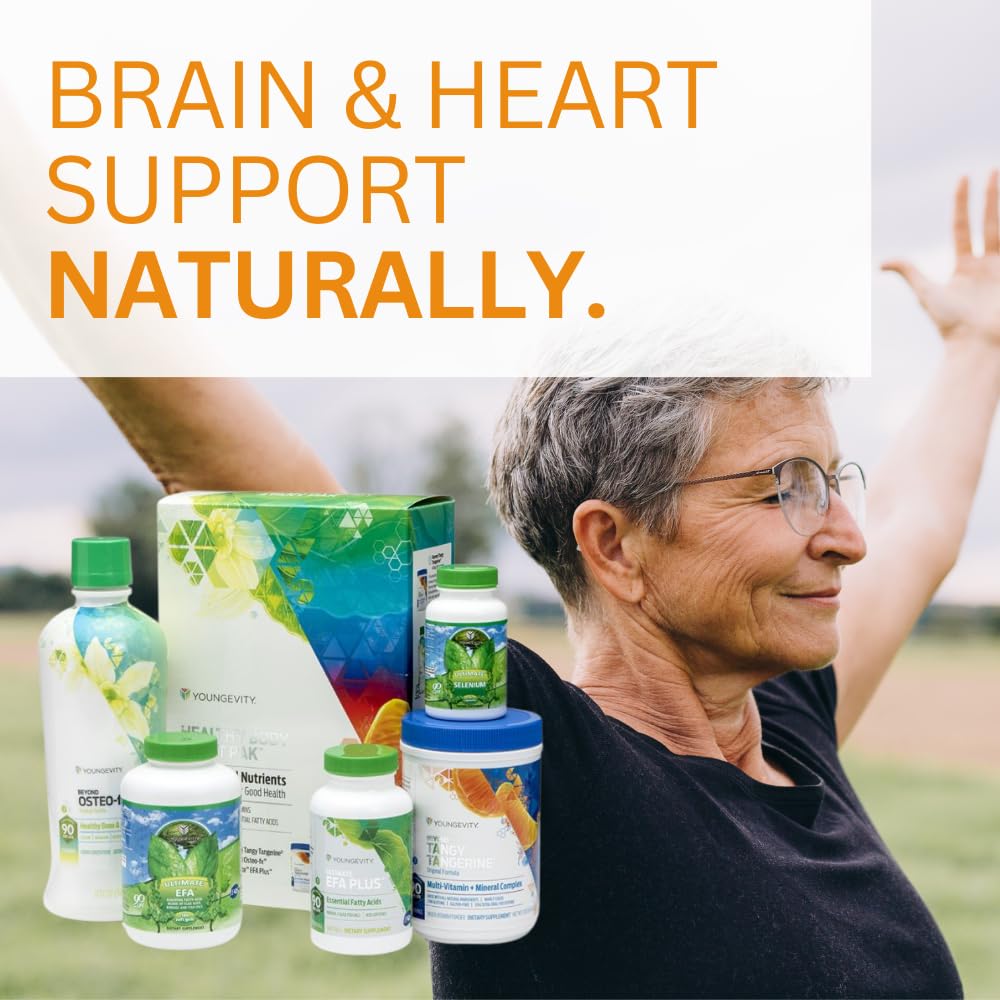 Original Healthy Body Brain and Heart Supplement Pack - Boost Energy, Focus & Cardiovascular Health | Perfect for Busy Professionals & Active Lifestyles