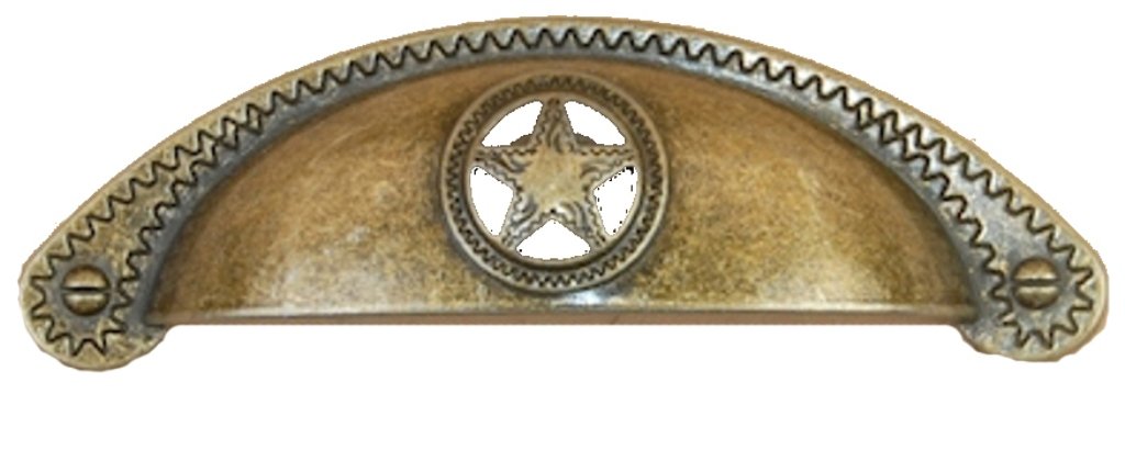 24-Piece Star-Shaped Bin Cup Drawer Handles with Rope - Vintage Cabinet Pulls for Dresser, Wardrobe & Furniture Upgrade (ABRS) - Perfect for DIY Home Decor & Storage Organization