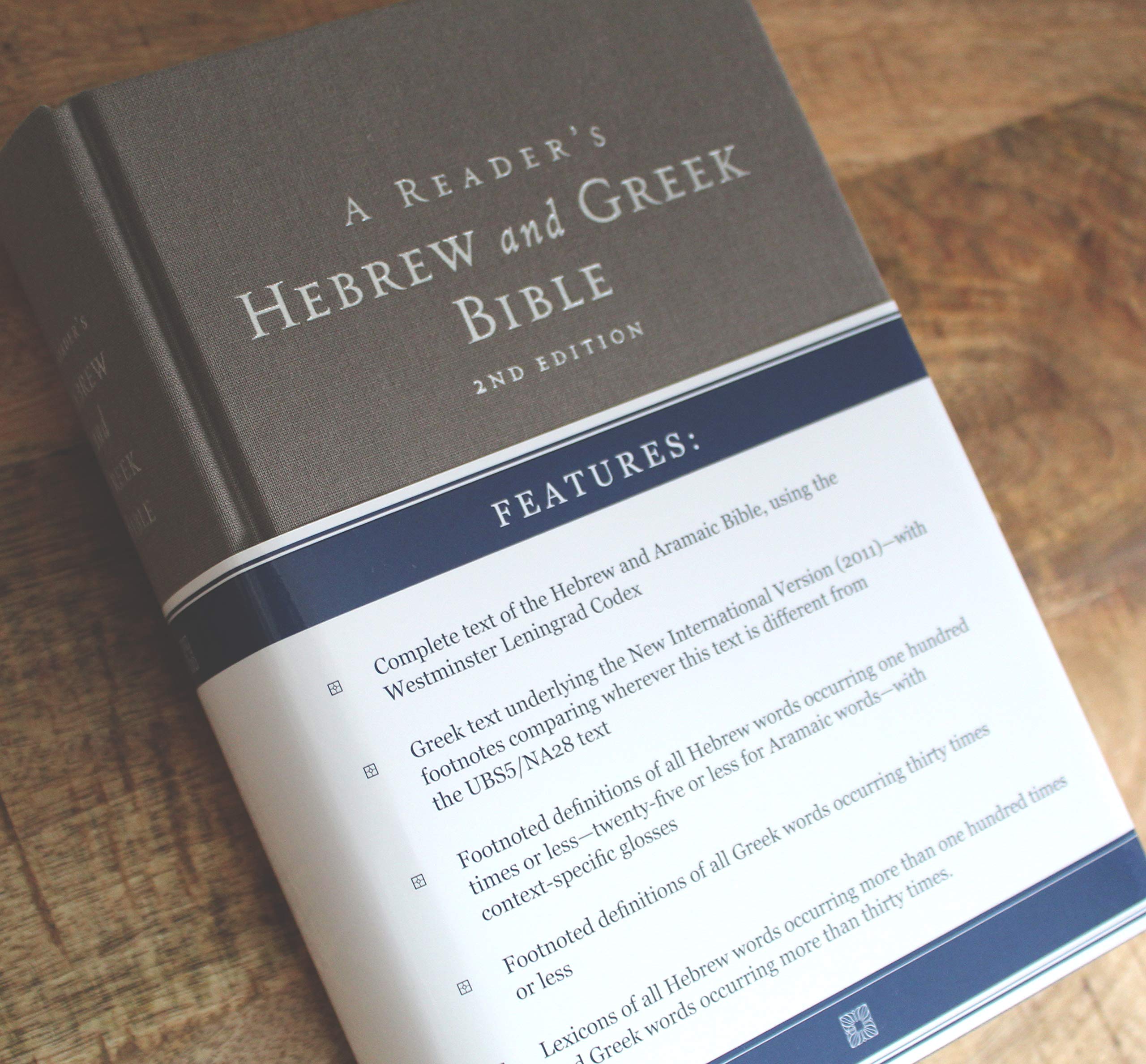 A Reader's Hebrew and Greek Bible - Second Edition | Bilingual Study Bible for Biblical Scholars, Students & Pastors | Perfect for Seminary Studies, Personal Devotion & Academic Research