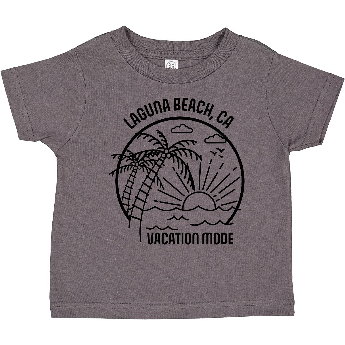 Inktastic Laguna Beach California Summer Vacation Mode Toddler T-Shirt - Cute Beach Outfit for Boys & Girls
