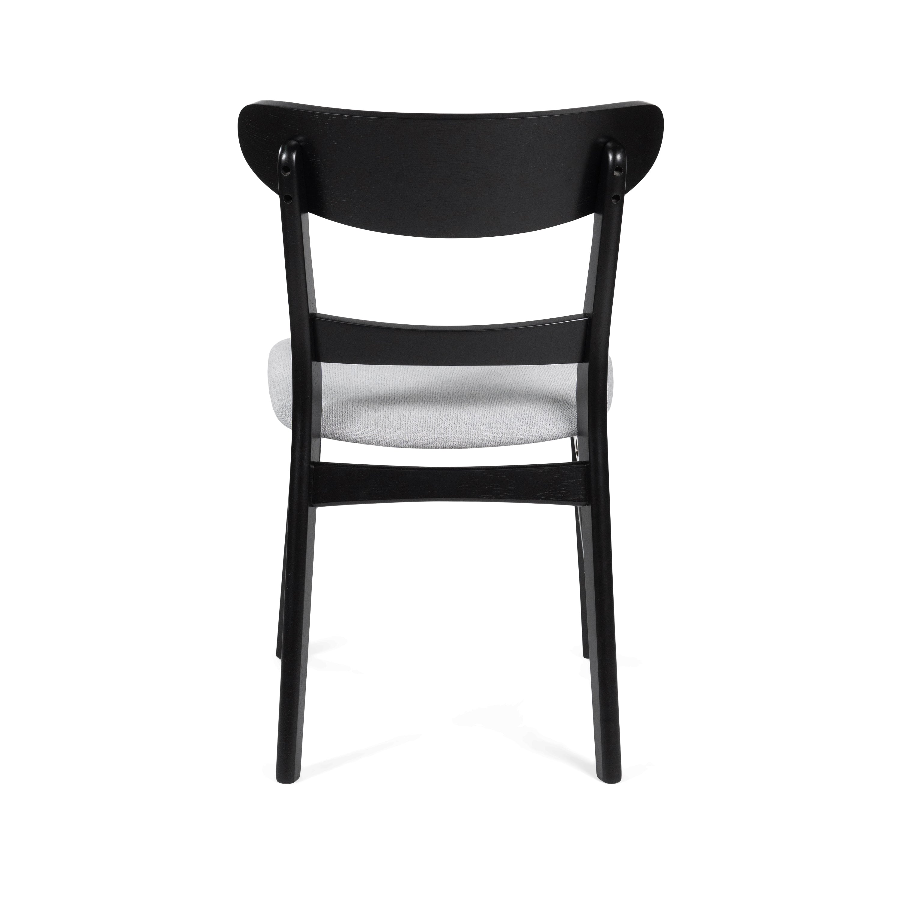 Modern Dining Chairs Set of 2 - Sturdy Wooden Kitchen Chairs with Padded Seats - Perfect for Dining Room, Kitchen, Breakfast Nook & Small Spaces