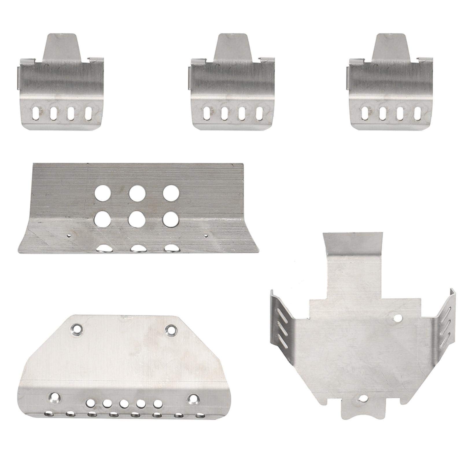 Stainless Steel RC Chassis Armor Plate - Durable Replacement Part for RC Cars | Off-Road Racing & Outdoor Competition Accessories