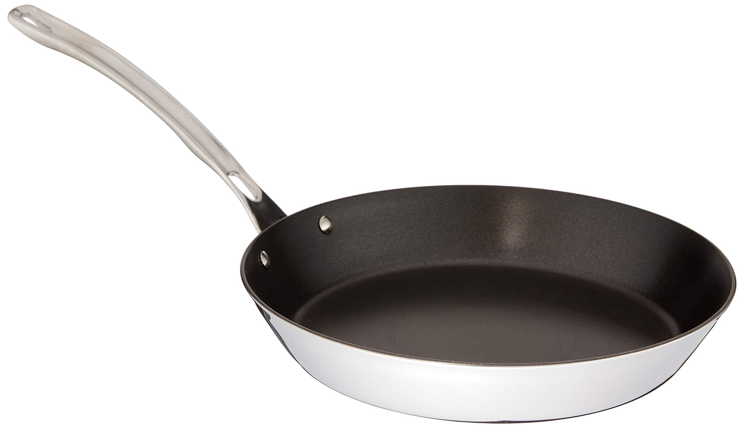 Viking 3-Ply Stainless Steel Nonstick Frying Pan - 12 Inch Professional Cookware with 3 Liter Capacity for Sauteing, Frying & Cooking - Silver Kitchen Essential for Home Chefs & Restaurants