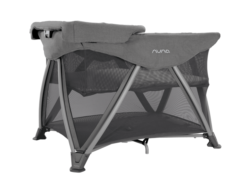 Nuna Sena Aire 2022/2023 Lightweight Travel Crib with Removable Bassinet - Perfect for Baby Sleep, Travel & Home Use