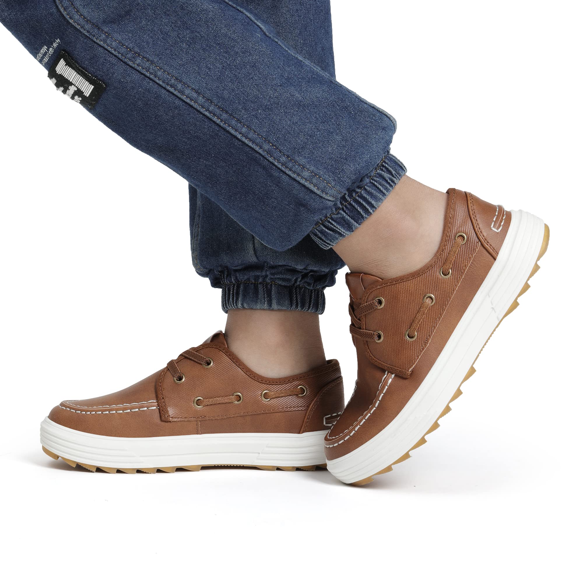 Bruno Marc Boys' Slip-On Boat Shoes - Casual Loafers for School, Dress & Everyday Wear | Comfortable & Stylish Kids' Shoes for Playdates, Outings & Classroom