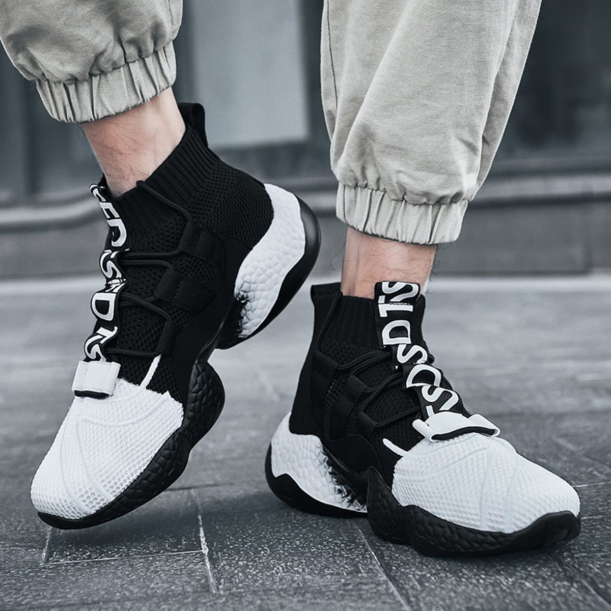 LIBINXIF Women's & Men's Breathable Non-Slip Sneakers - Lightweight Walking Shoes for Couples, Running & Training - Comfortable Sock Shoes for Everyday Wear, Gym & Outdoor Activities