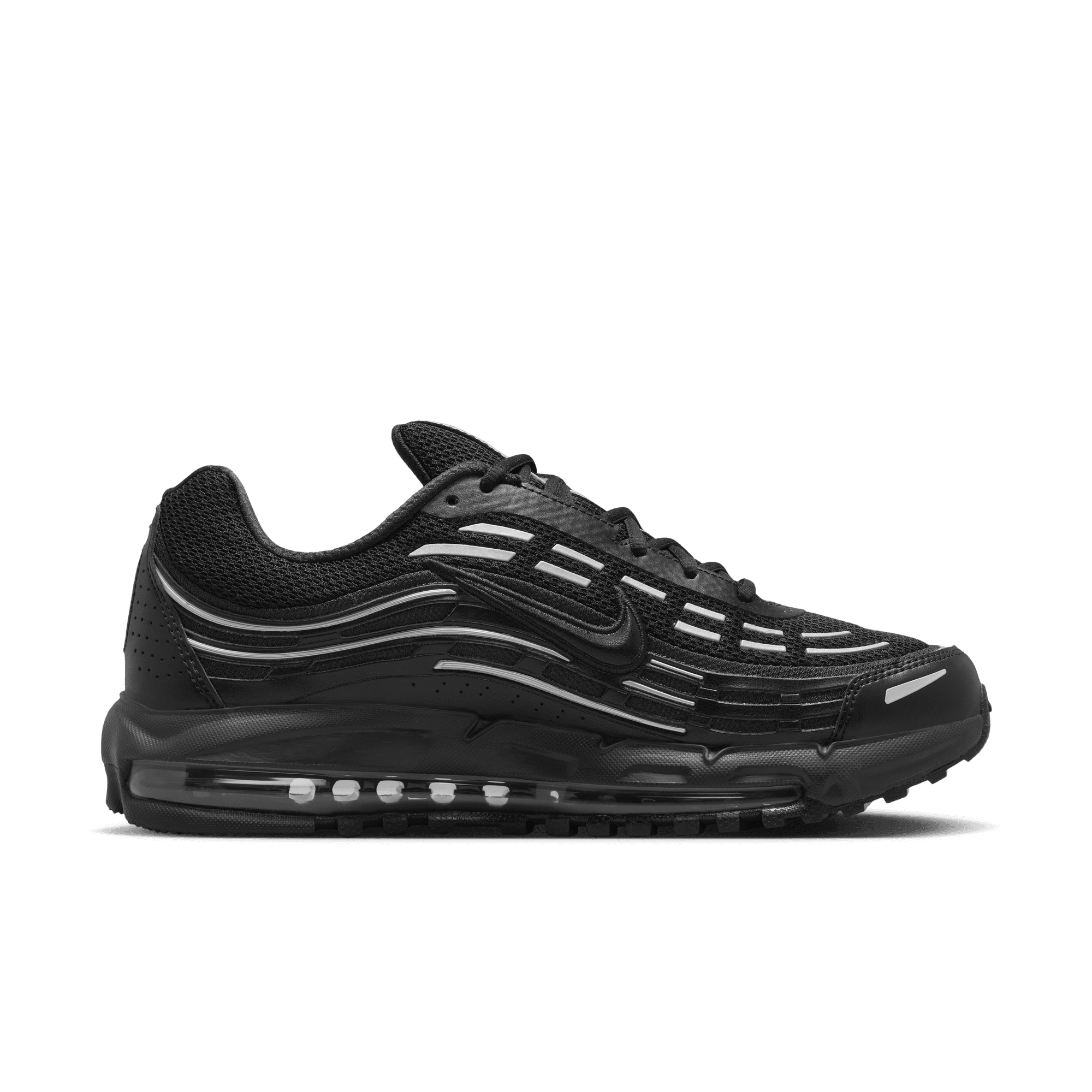 Nike Air Max TL 2.5 Running Shoes for Men - Black/Silver Metallic - Lightweight Cushioned Sneakers for Gym Workouts & Daily Wear