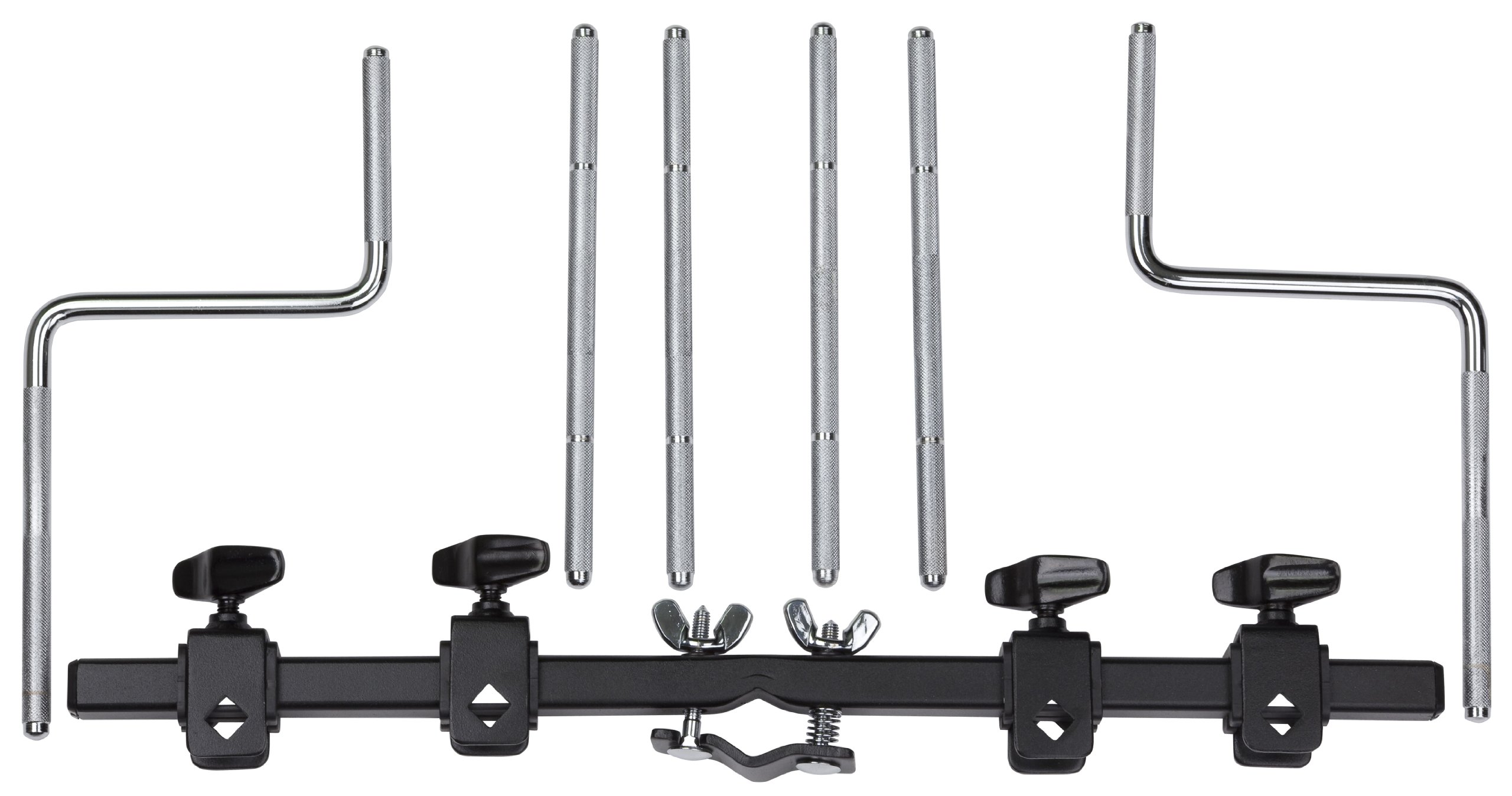 Pearl PPS-82 Black Percussion Rack - Premium Drum Hardware with Adjustable Height for Drum Kits | Perfect for Live Performances, Studio Recording & Drum Practice