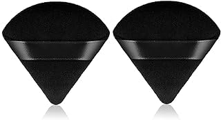 SKINPLUS 7-Piece Makeup Sponge Set - 4 Large & 3 Mini Soft Beauty Blenders with Egg Case for Liquid Foundation, Creams, Powder (Multicolor) + 2 Black Triangle Makeup Puffs | Perfect for Professional Makeup Application, Travel & Everyday Beauty Routine