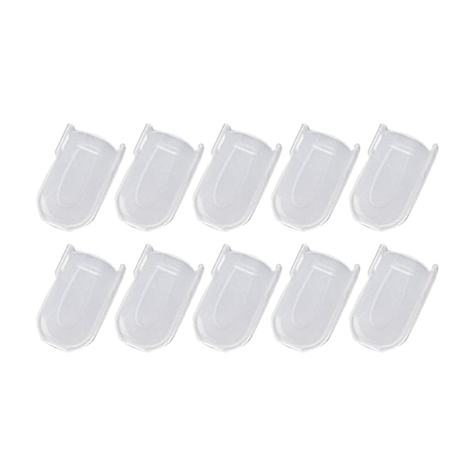 10Pcs Nail Polish Remover Clips - Nail Soaker Caps for Easy Acrylic & Gel Polish Removal - Perfect for Home Manicures & Salon Nail Care