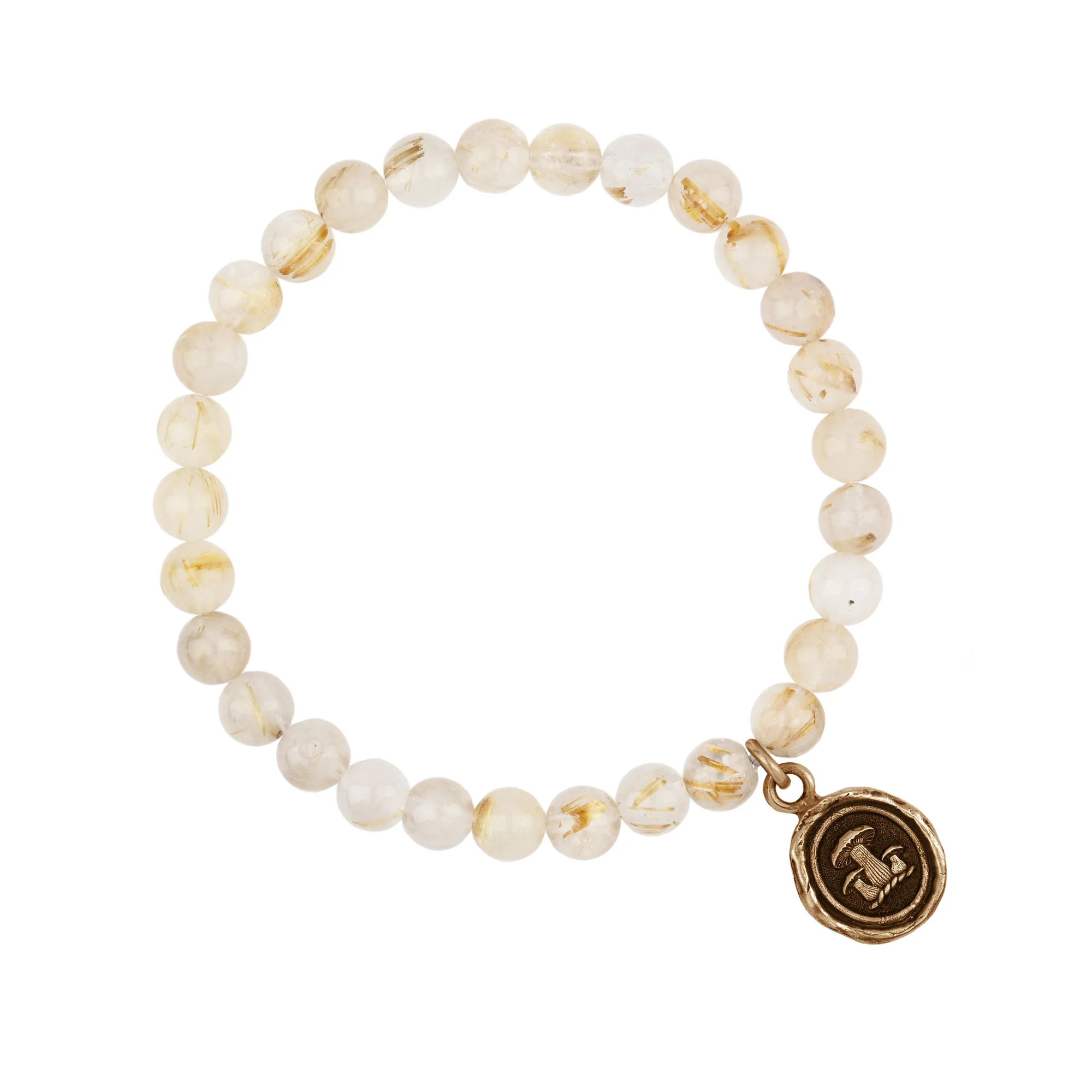 Natural Stone Stretch Bracelet for Women - Handmade Beaded Elastic Bracelet for Yoga, Meditation & Boho Fashion