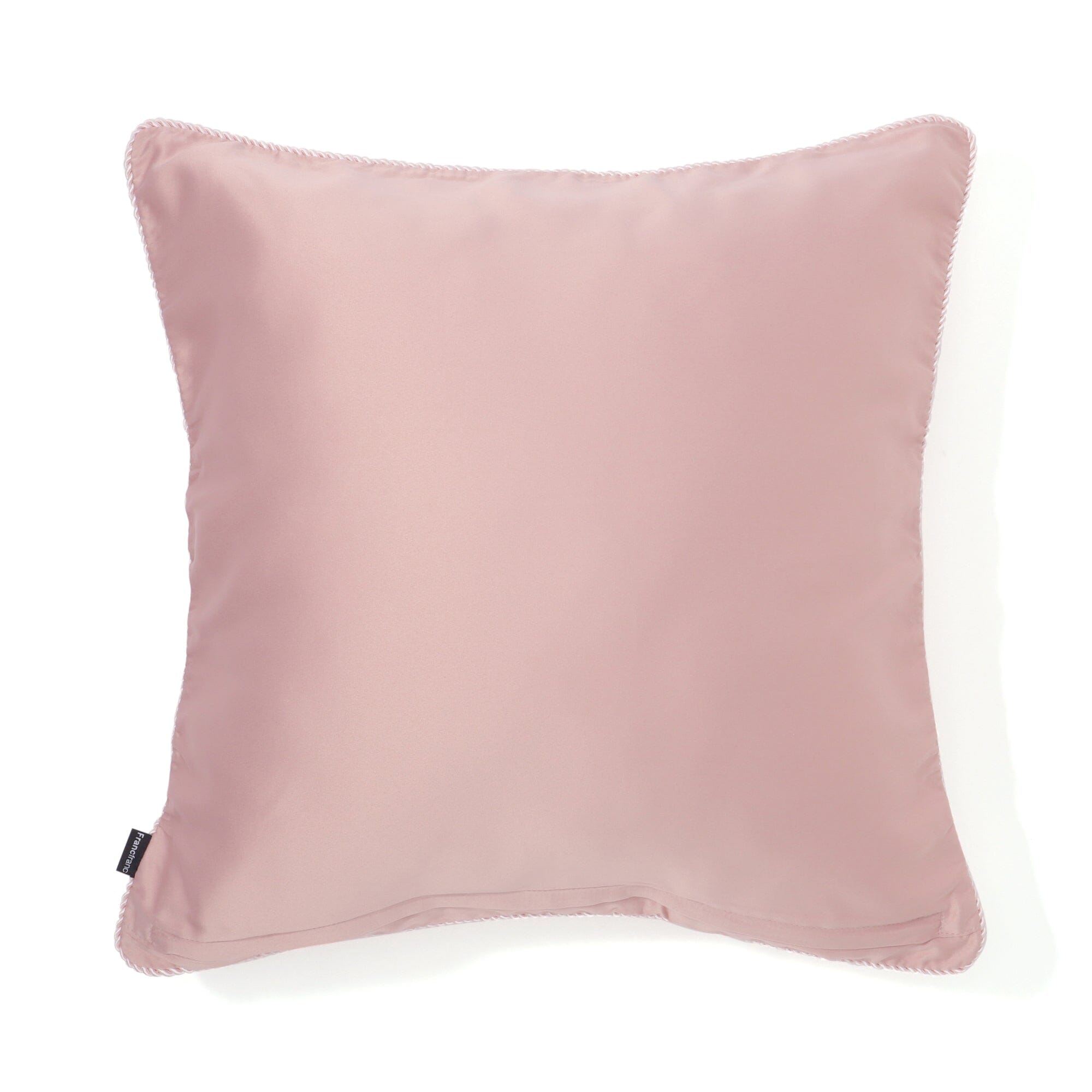 Premium 18x18 Inch Silk Cushion Cover - Soft Pink Decorative Pillow Case for Sofa, Bed, Living Room - Luxury Home Decor Accessory