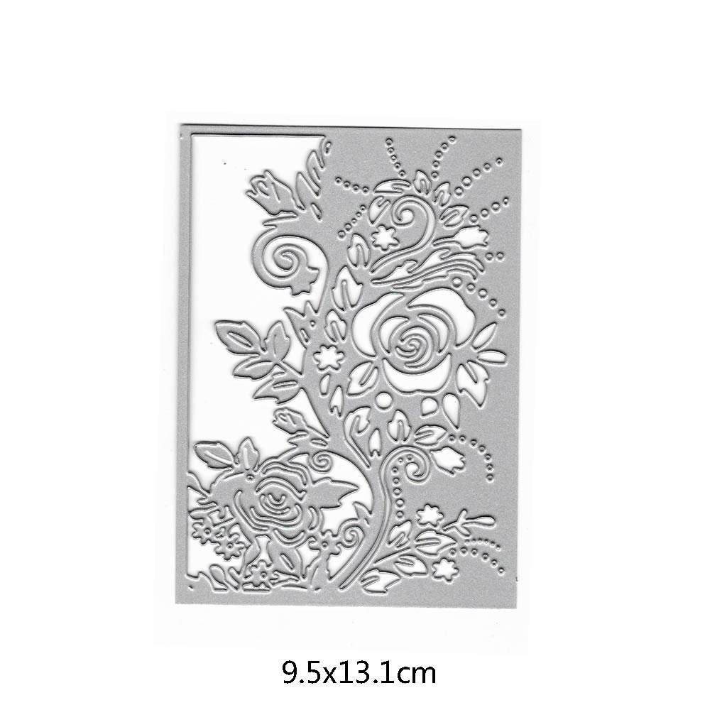 Flower Lace Cutting Dies for DIY Scrapbooking & Cardmaking - Embossing Stencils for Paper Crafts, Album Decor (Perfect for Wedding Invitations, Birthday Cards & Home Decor Projects)