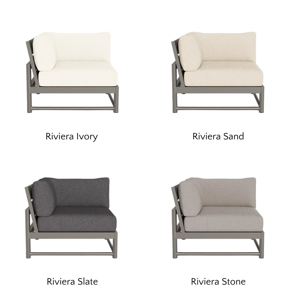 Breeze XL Outdoor Corner Sectional Sofa - Waterproof Patio Furniture Set with Cushions for Backyard, Poolside & Garden Relaxation