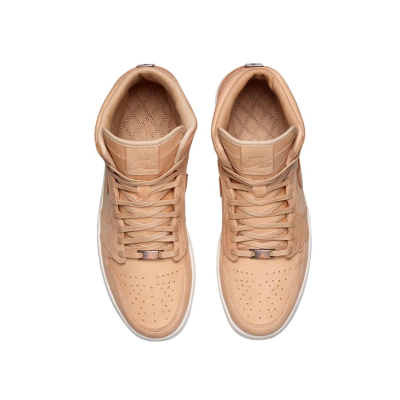 Air Jordan 1 Pinnacle 'Vachetta Tan' Sneakers - Premium Leather Basketball Shoes for Men in Tan/Sail White - Perfect for Streetwear, Casual Outfits & Sneaker Collectors