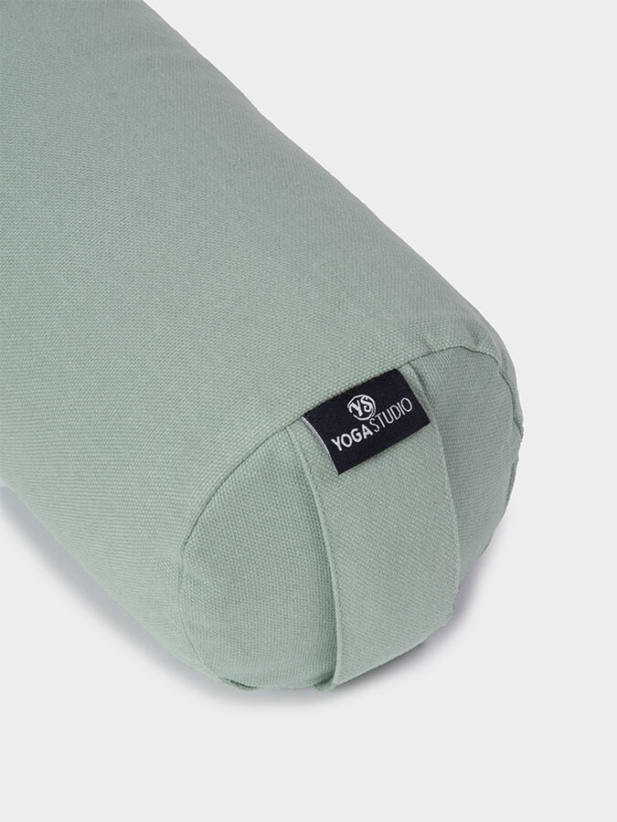 Organic Buckwheat Mini Yoga Bolster - Support for Meditation, Prenatal & Restorative Yoga - Perfect for Home & Studio Use
