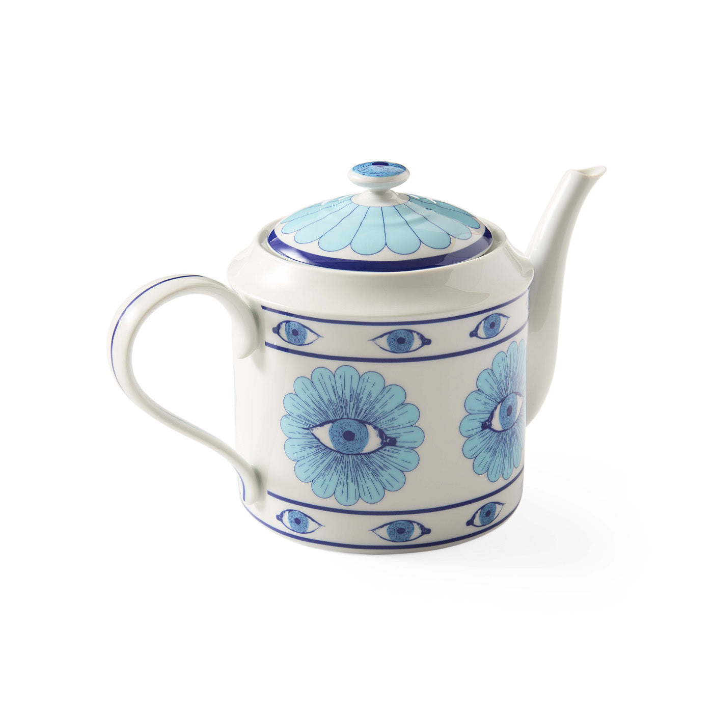 Premium Druggist Teapot - Vintage Style Ceramic Tea Pot with Infuser - Perfect for Herbal Tea, Loose Leaf Tea & Home Apothecary Use