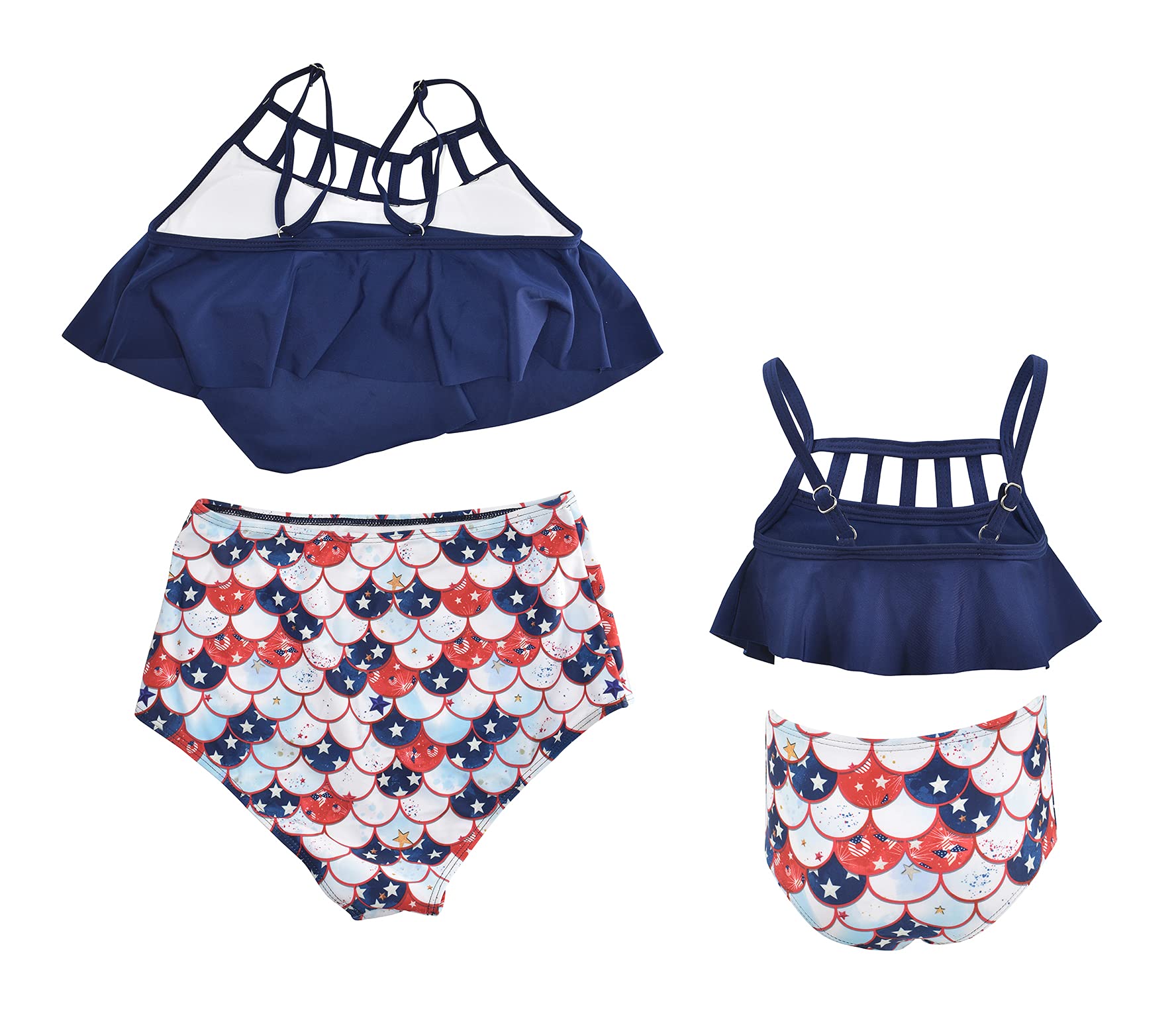 Stylish Mommy and Me 2-Piece Tankini Swimsuits for Baby & Mom | Matching Family Beach Outfits | Perfect for Pool Parties, Vacation Photos & Summer Getaways