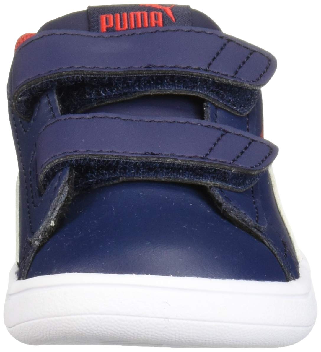 PUMA Unisex Kids Smash 2 Hook & Loop Sneakers - Lightweight Athletic Shoes for Boys & Girls - Perfect for School, Running & Everyday Wear