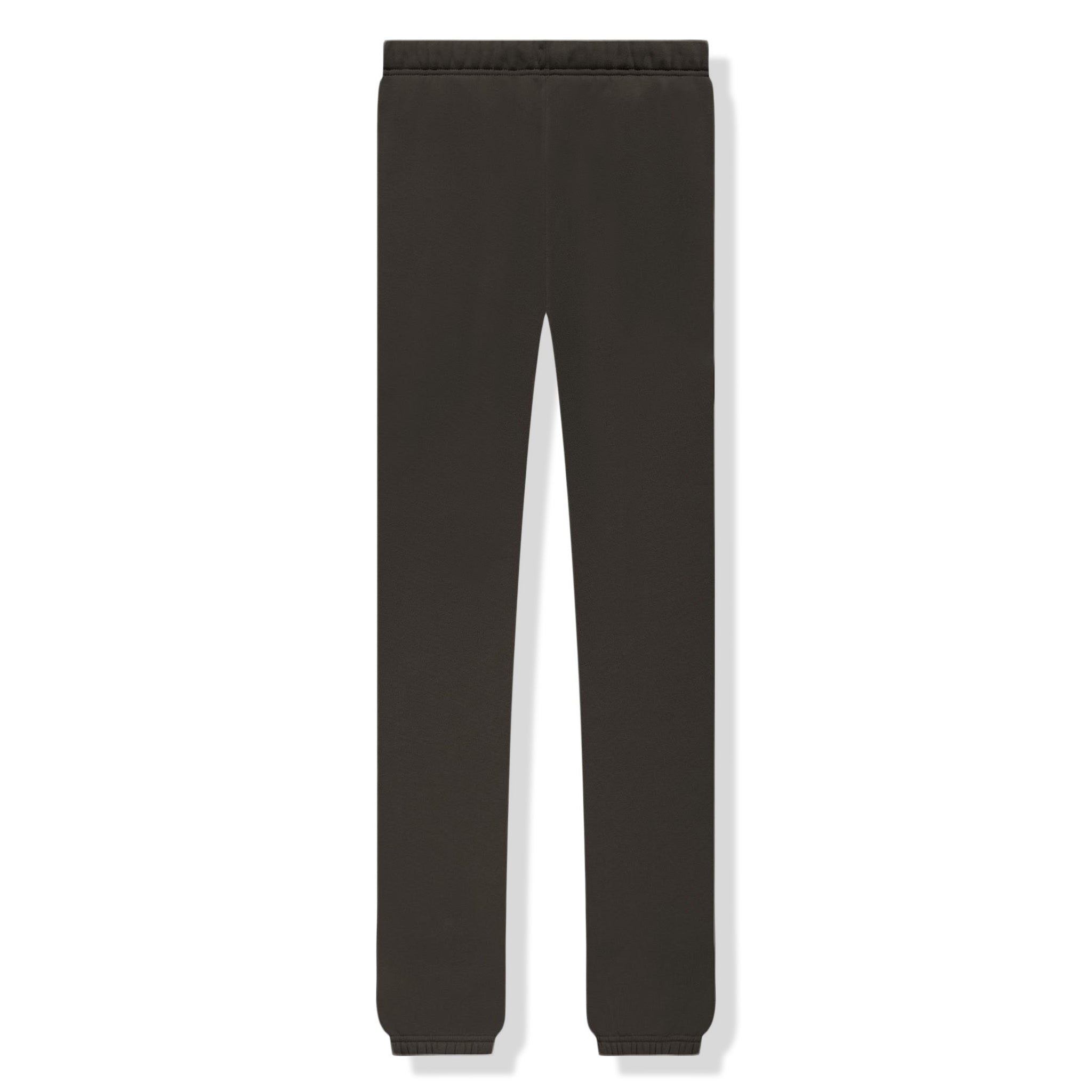 Fear of God Essentials Flocked Off Black Sweatpants for Men (FW22 Collection) - Comfortable Lounge & Streetwear Pants for Casual Wear and Gym