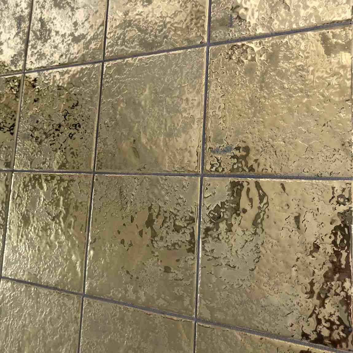 Golden Waters Porcelain Tile 6x6 Bright - Premium Ceramic Floor and Wall Tiles for Bathroom, Kitchen, and Backsplash Renovation