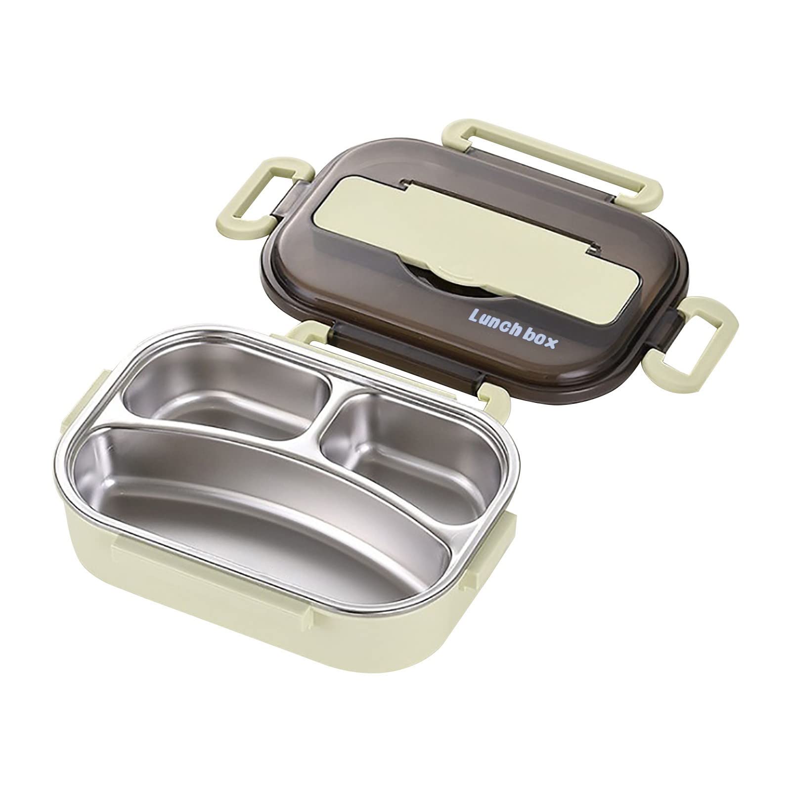 Insulated Bento Box for Kids & Adults - Leak-Proof Lunch Box for School, Office & Picnics - 2-Piece Bento Set with Utensils - Perfect for Meal Prep & On-the-Go Dining