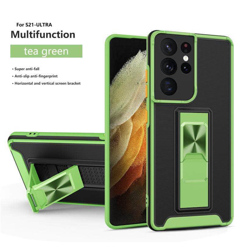 Samsung Galaxy A12 Shockproof Magnetic Holder Case - Durable Luxury Phone Cover for Secure Grip & Hands-Free Use in Car, Home, or Office