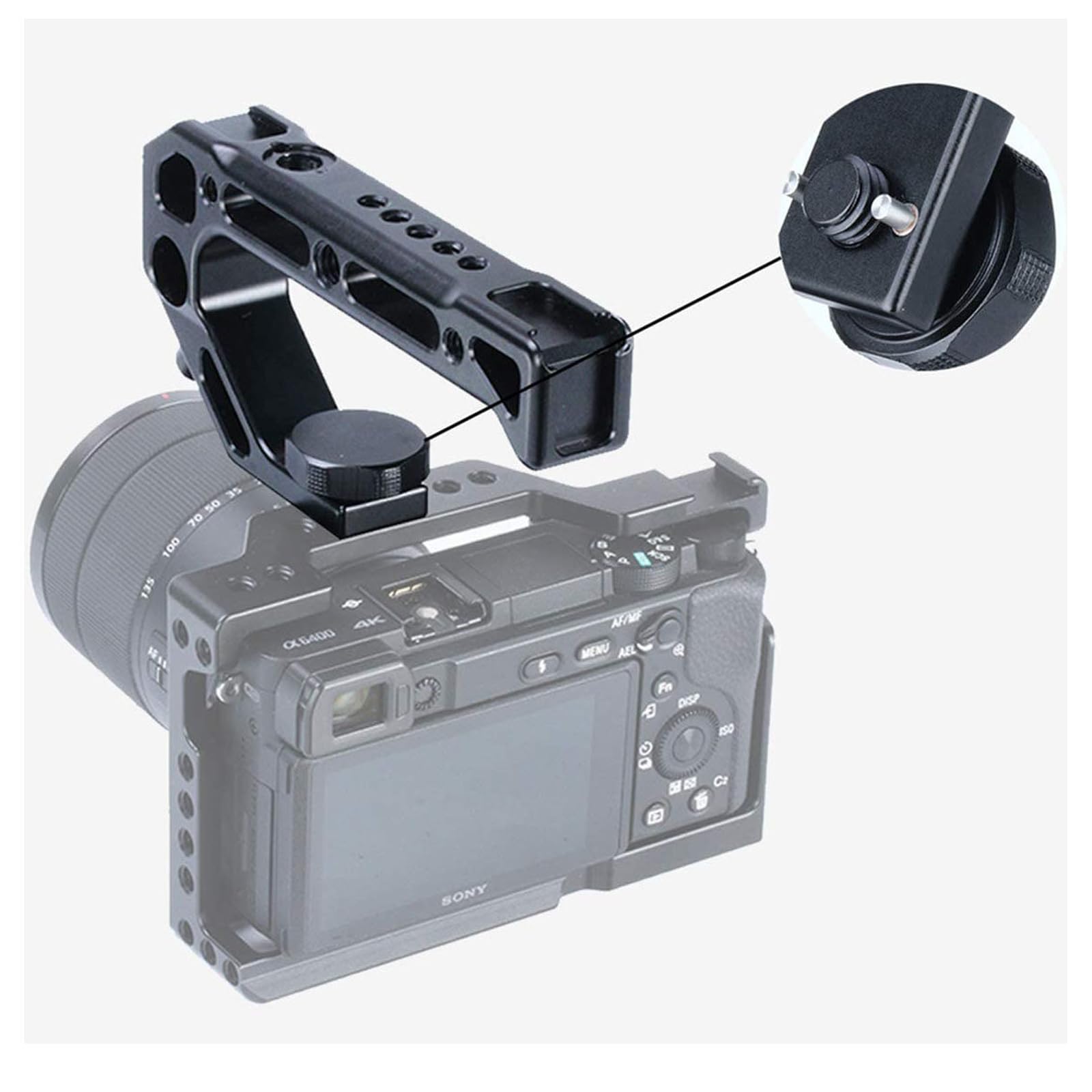 TopHandle DSLR Camera Cage Handle with 3/8