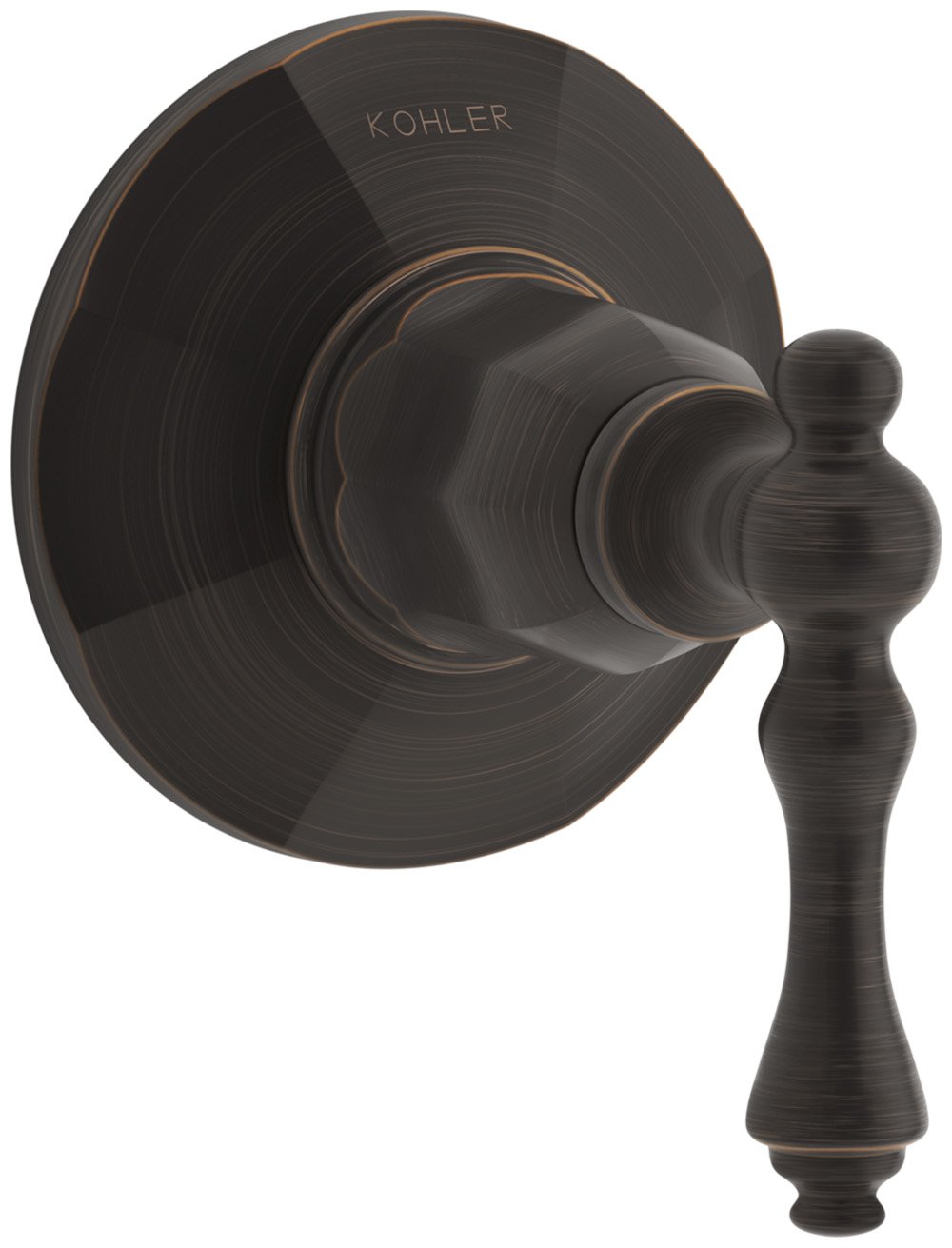 Kohler K-T13661-4-2BZ Kelston Transfer Valve Trim Kit in Oil Rubbed Bronze Finish - Perfect for Bathroom & Shower Plumbing Upgrades