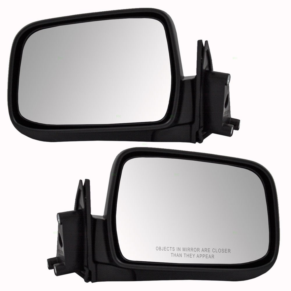 Replacement Manual Side View Mirrors for 2000-2004 Nissan XTerra - Driver & Passenger Side (Part# 963023S510 & 963013S510) - Perfect for Off-Roading & Daily Commuting