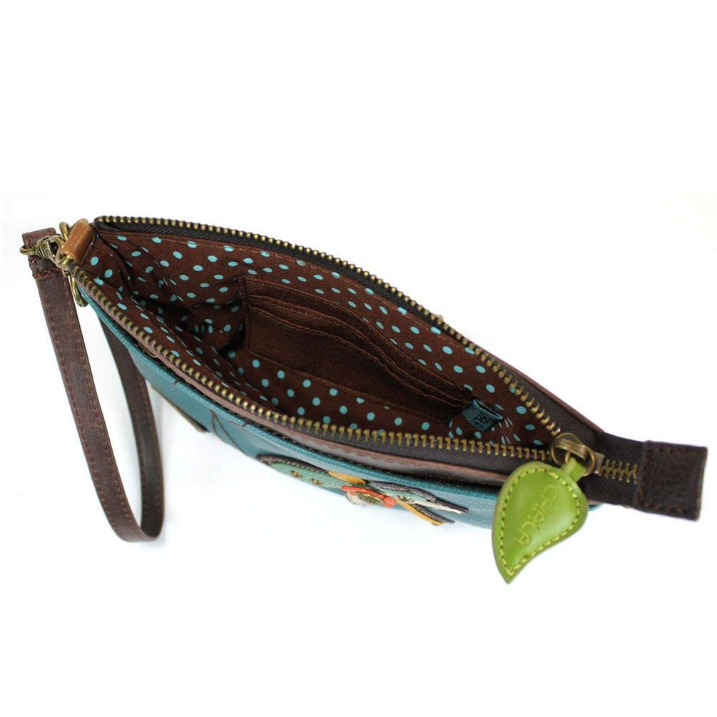 Chala Mini Crossbody Bag - Dragonfly Turquoise Leather Purse for Women | Stylish & Compact Handbag for Everyday Use, Travel, and Casual Outings
