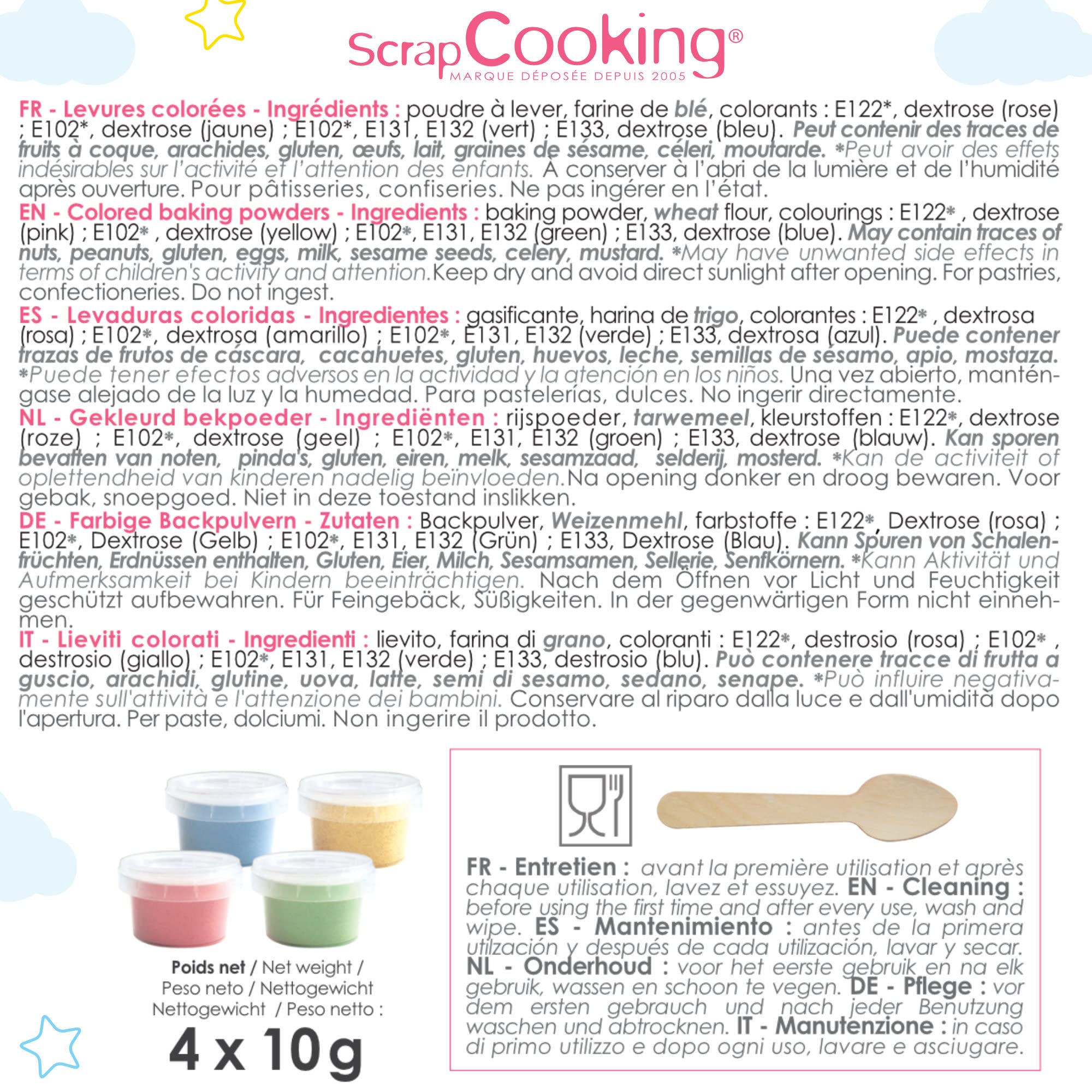 Rainbow Cake Kit - DIY Baking Kit for Kids & Adults - Fun Birthday Party Activity - Perfect for Home Baking & Celebrations