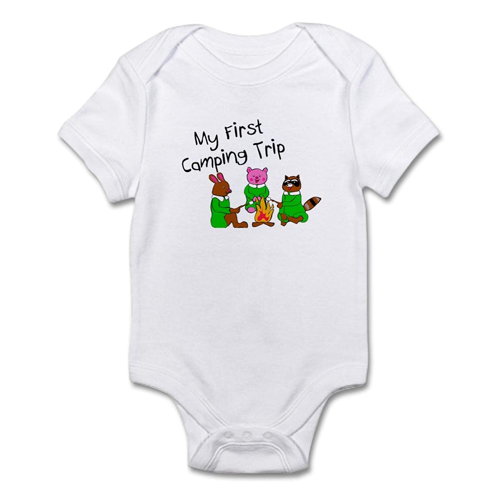 My First Camping Trip Baby Bodysuit - Cute Infant Onesie for Outdoor Adventures & Family Photos | Perfect for Camping, Hiking & Nature-Themed Photoshoots