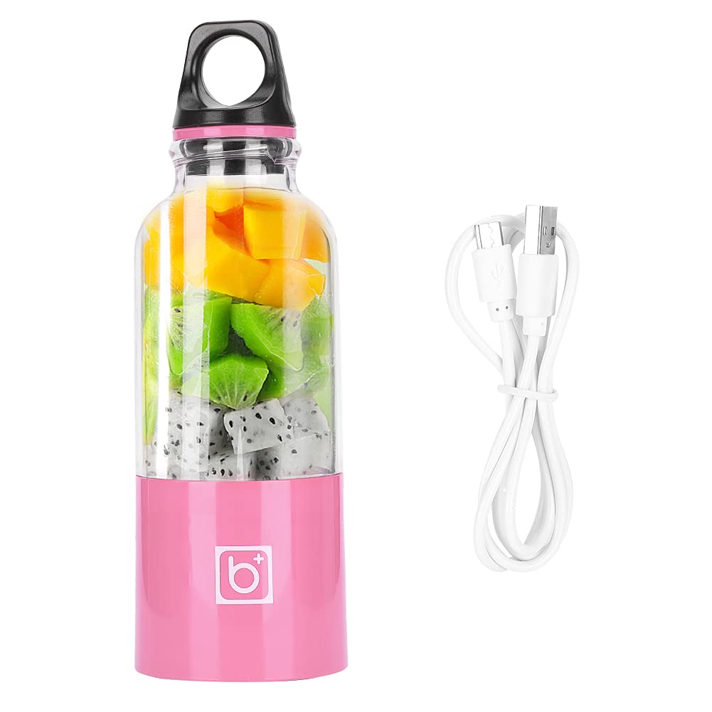 Yissone 500ml Electric Juicer Cup - Portable USB Rechargeable Fruit & Vegetable Blender for Smoothies, Juices - Perfect for Home, Office, Gym & Travel
