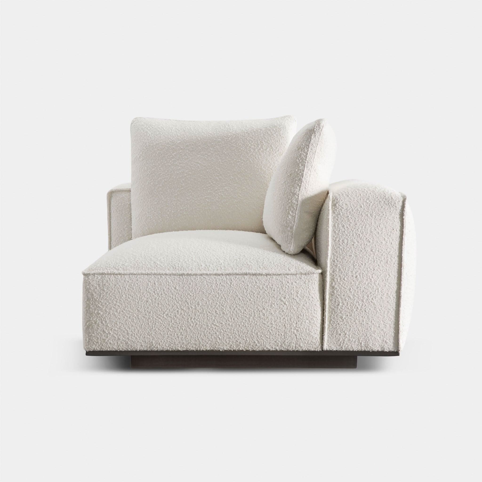 Stylish Santorini Corner Right Sectional Sofa - Perfect for Living Room, Lounge & Small Spaces