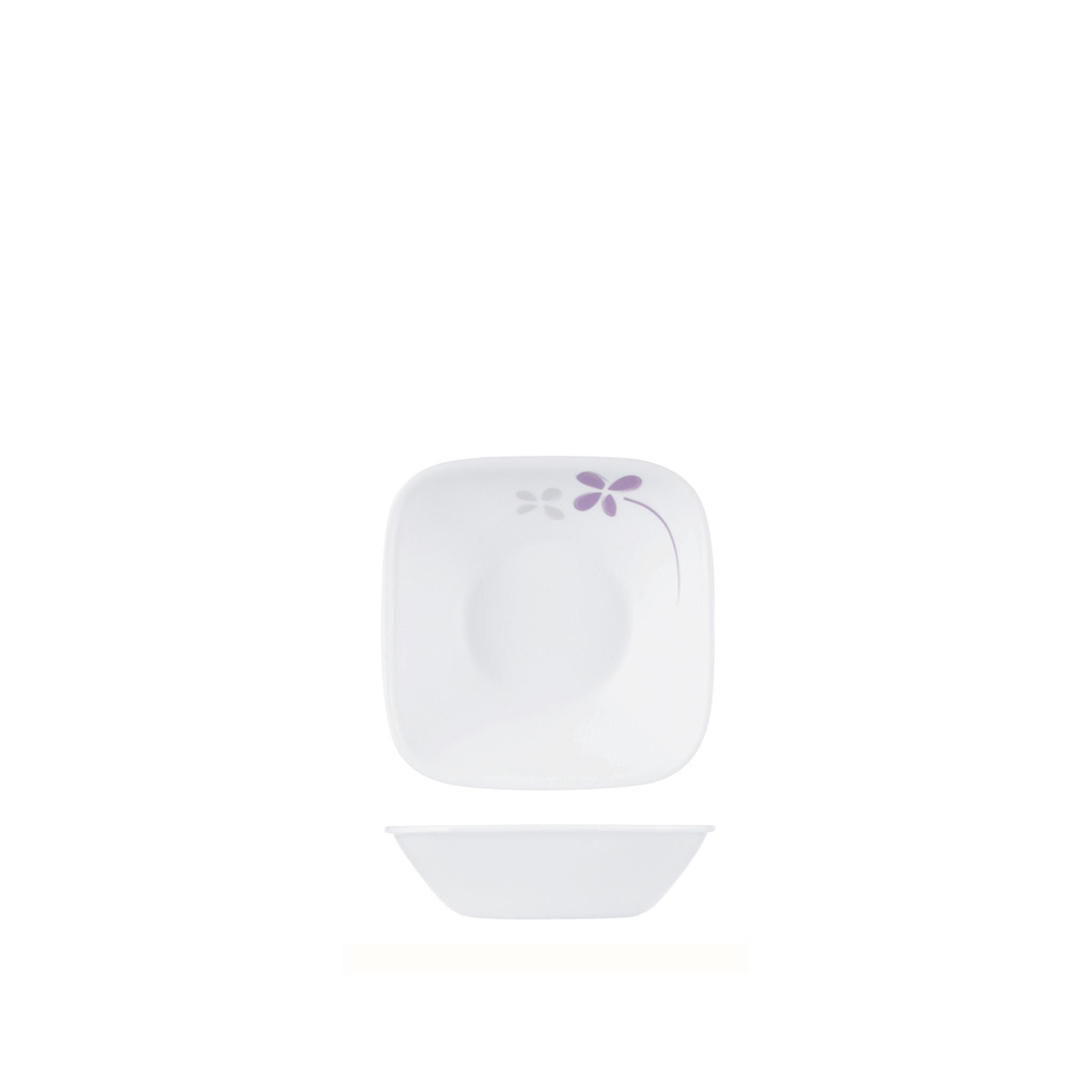 Corelle Square Round 10oz Bowl - Warm Pansies Design (2310 WP) | Durable Dinnerware for Everyday Use, Microwave & Dishwasher Safe | Perfect for Soups, Salads & Cereals